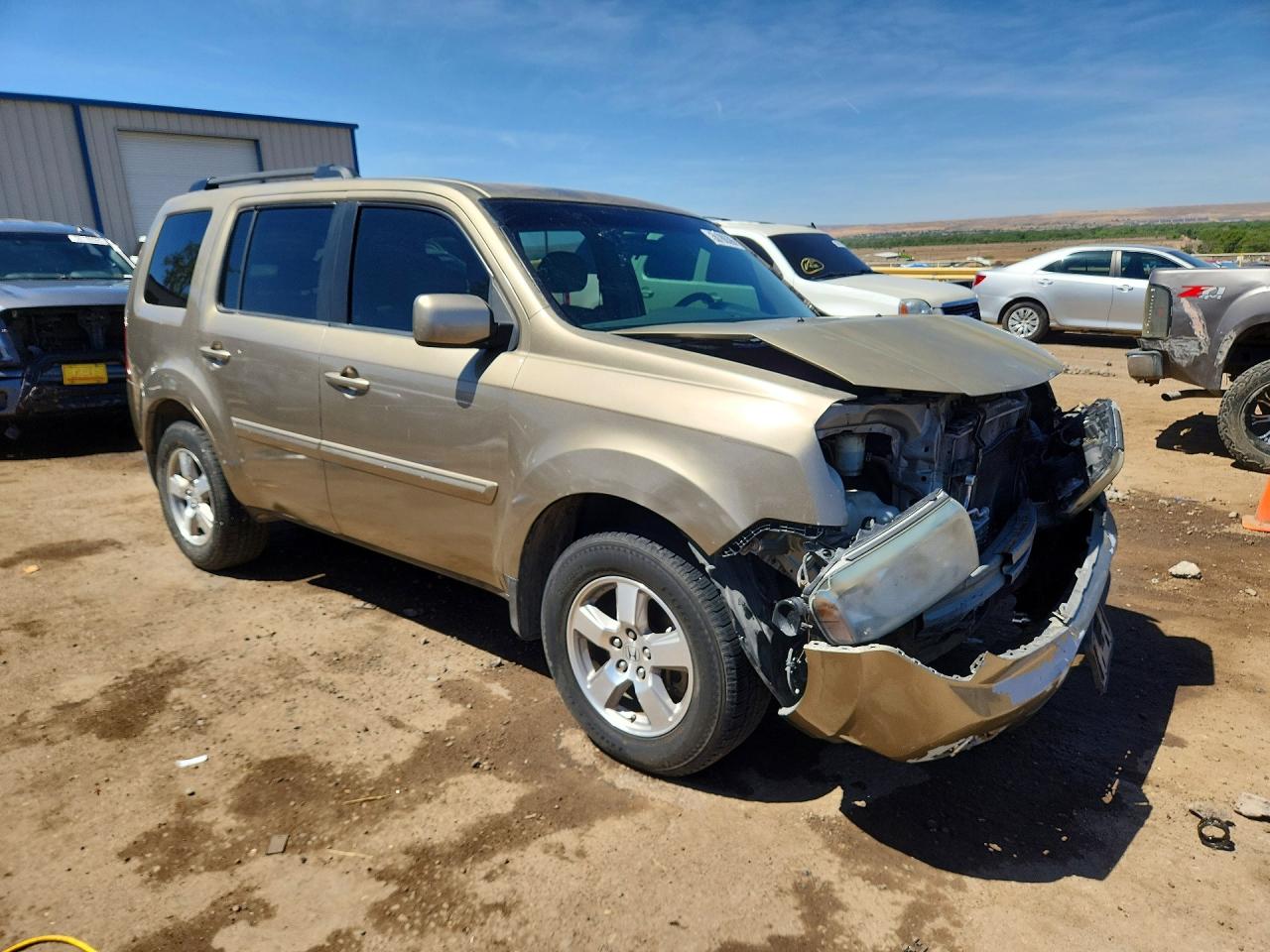 2009 Honda Pilot Ex Gold vin: 5FNYF38489B019436
