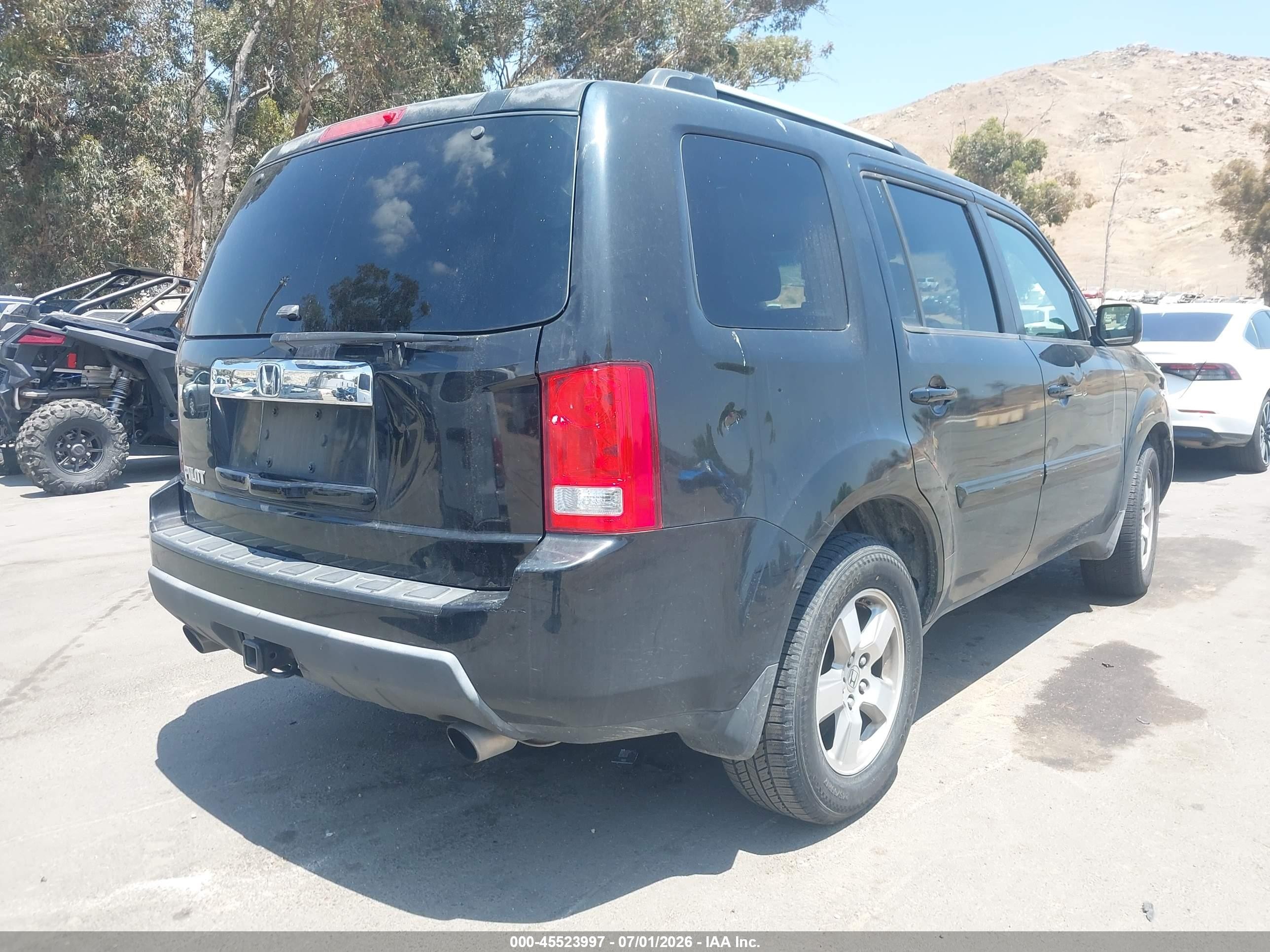 2009 Honda Pilot Ex Black vin: 5FNYF38489B020649