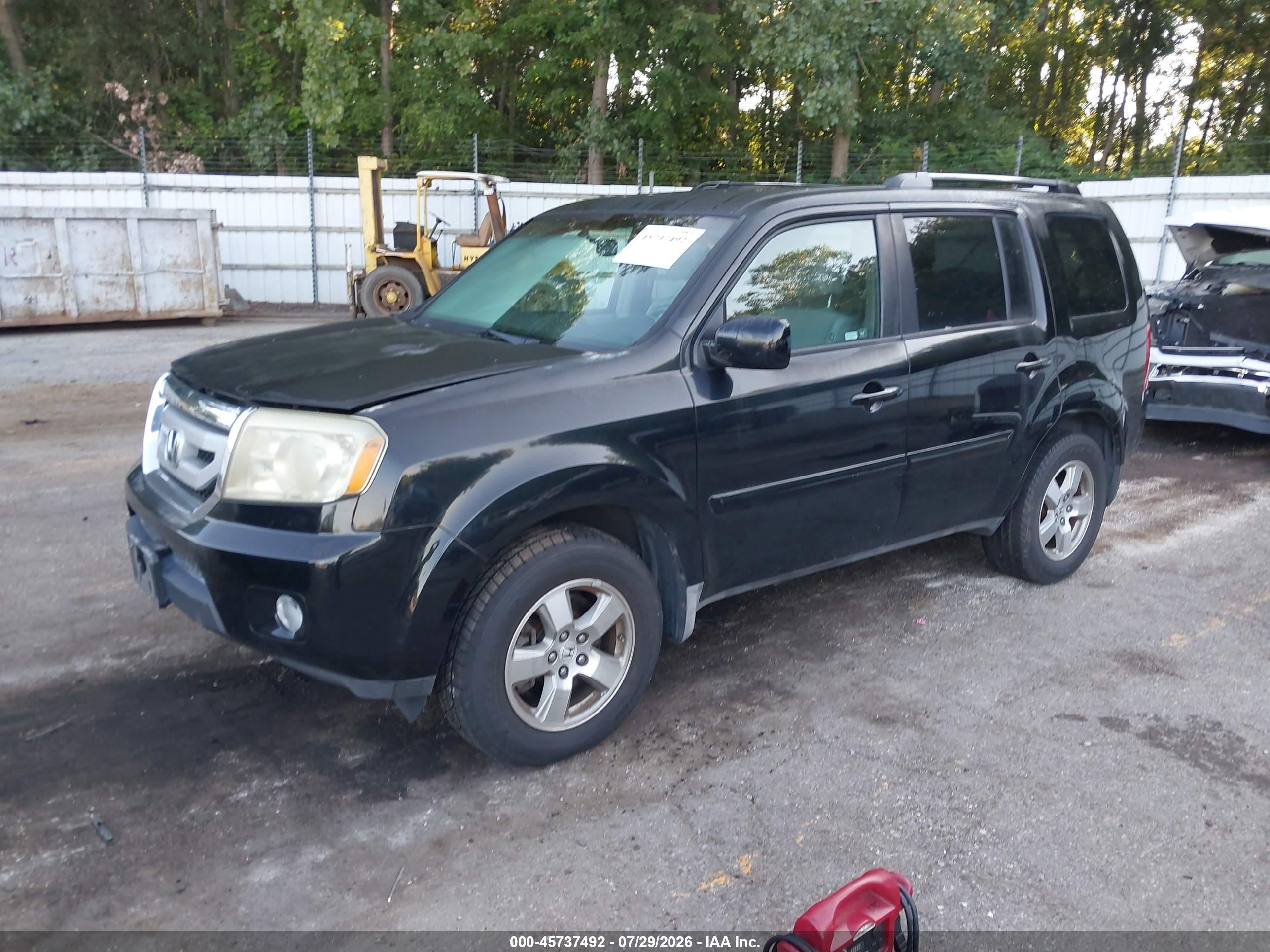 2009 Honda Pilot Ex Black vin: 5FNYF38499B009949