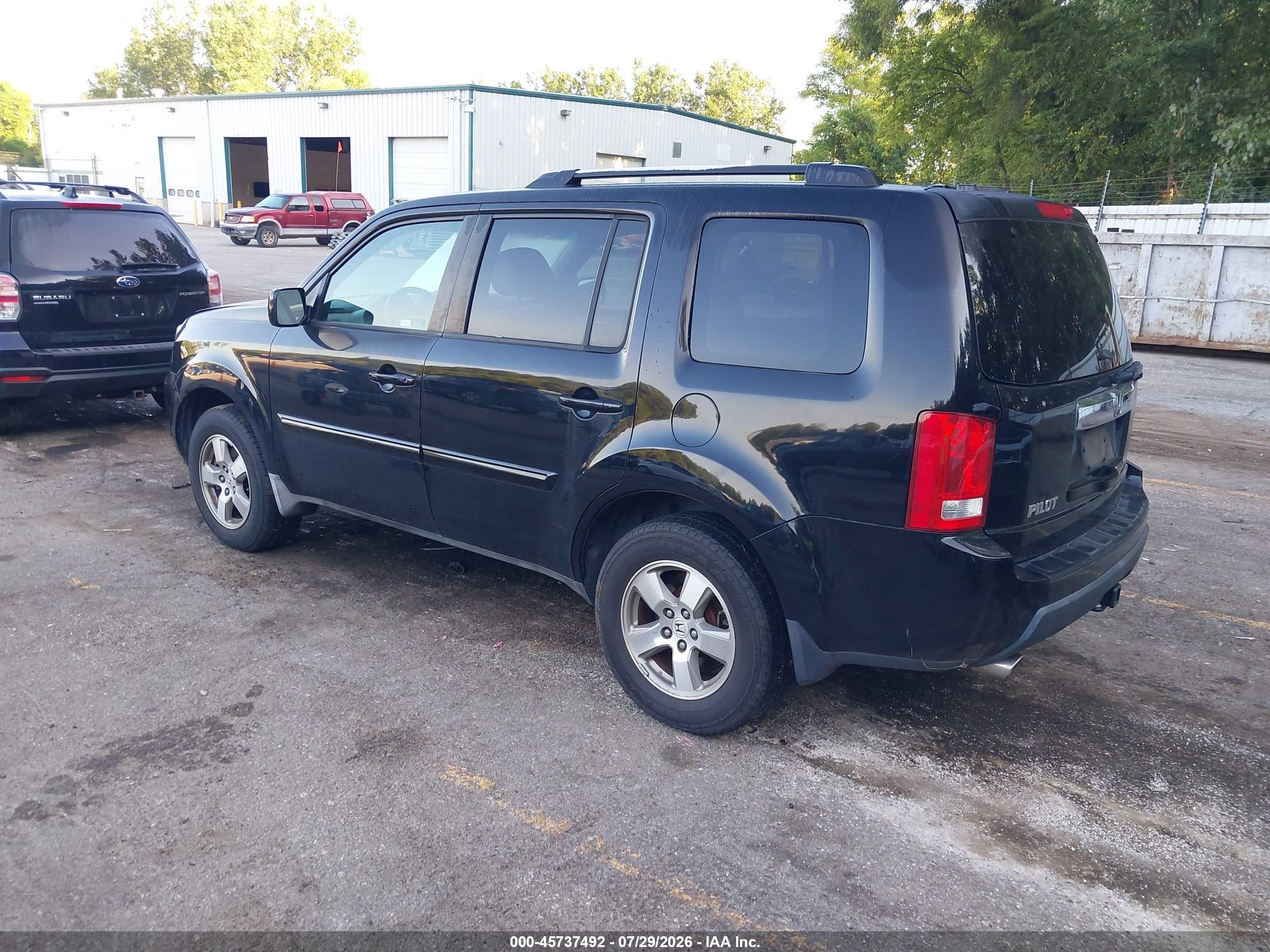 2009 Honda Pilot Ex Black vin: 5FNYF38499B009949