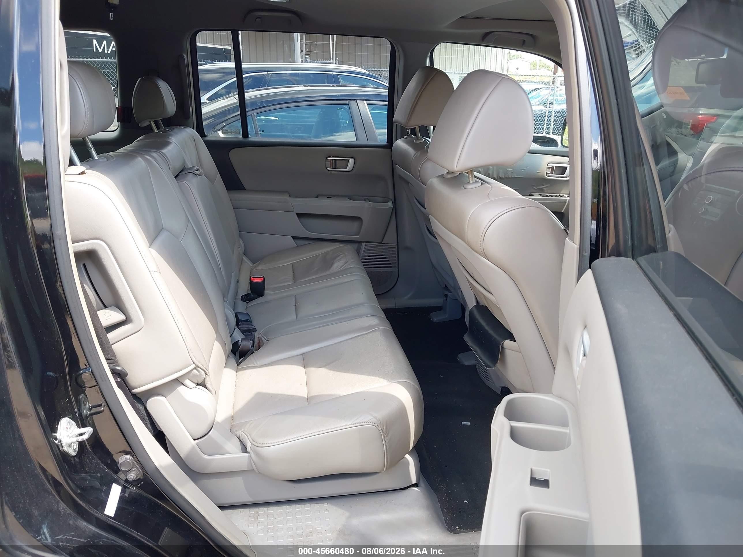 2009 Honda Pilot Ex-l Black vin: 5FNYF38509B015728