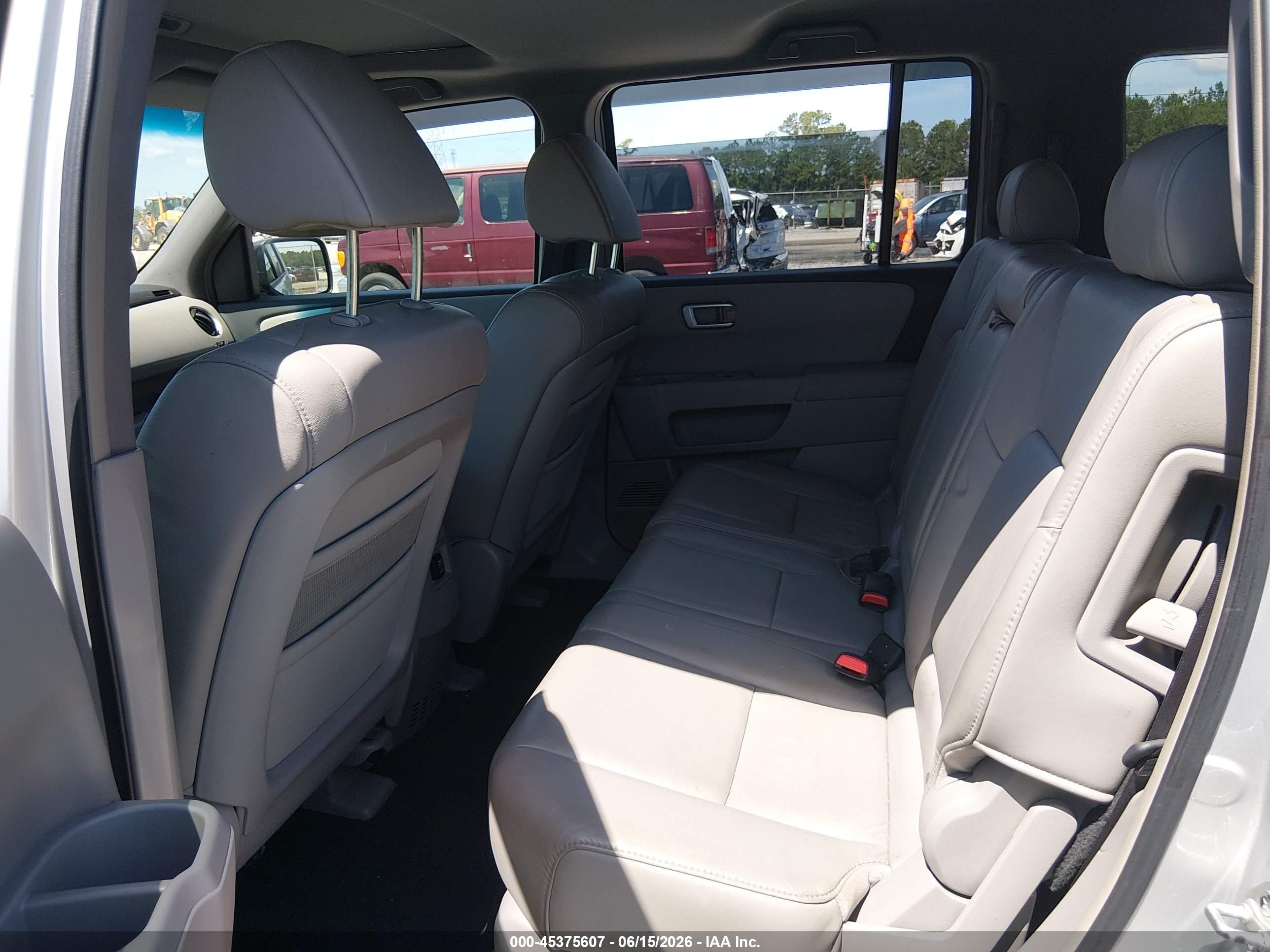 2009 Honda Pilot Ex-l Gray vin: 5FNYF38519B014135