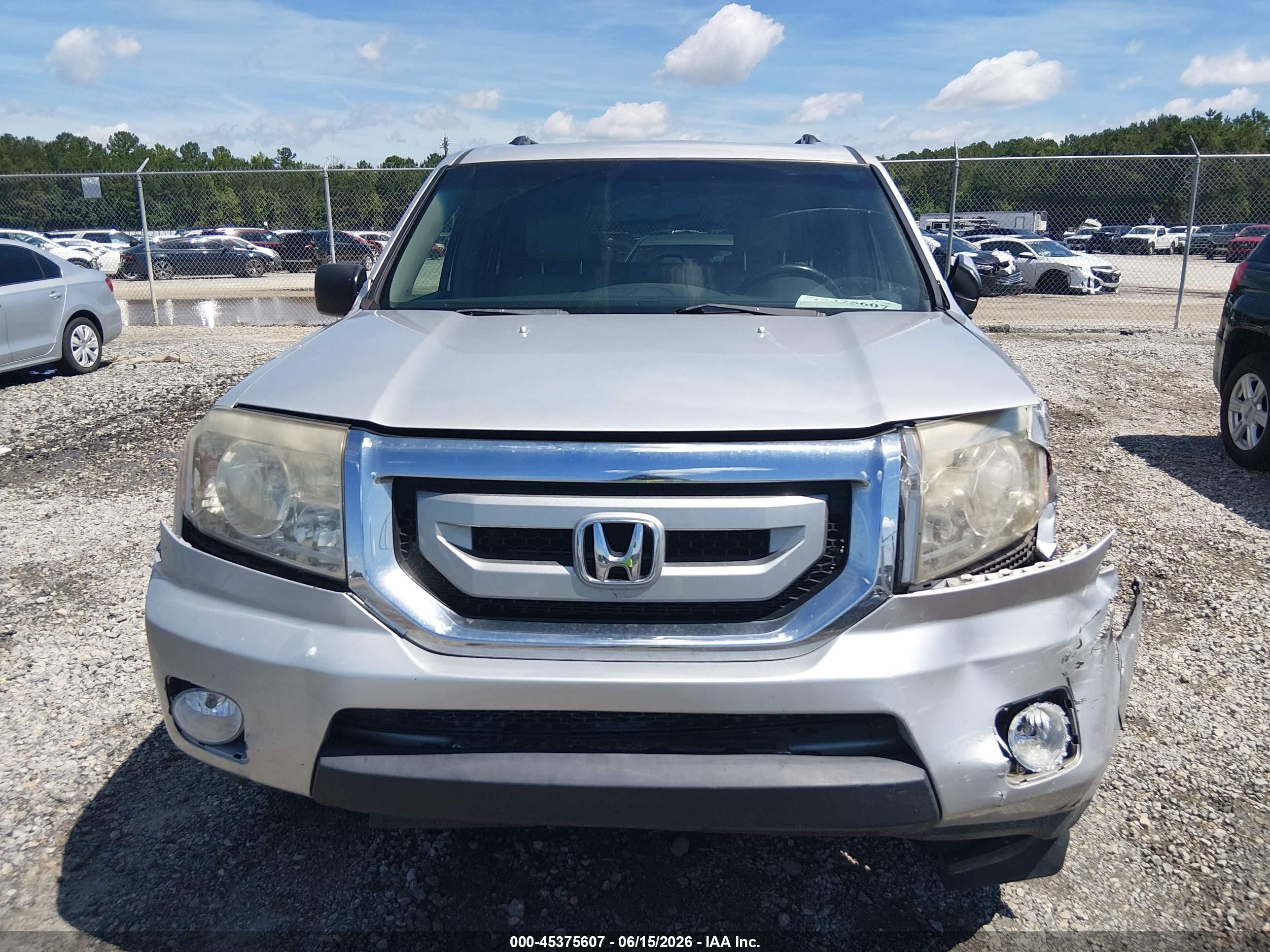 2009 Honda Pilot Ex-l Gray vin: 5FNYF38519B014135