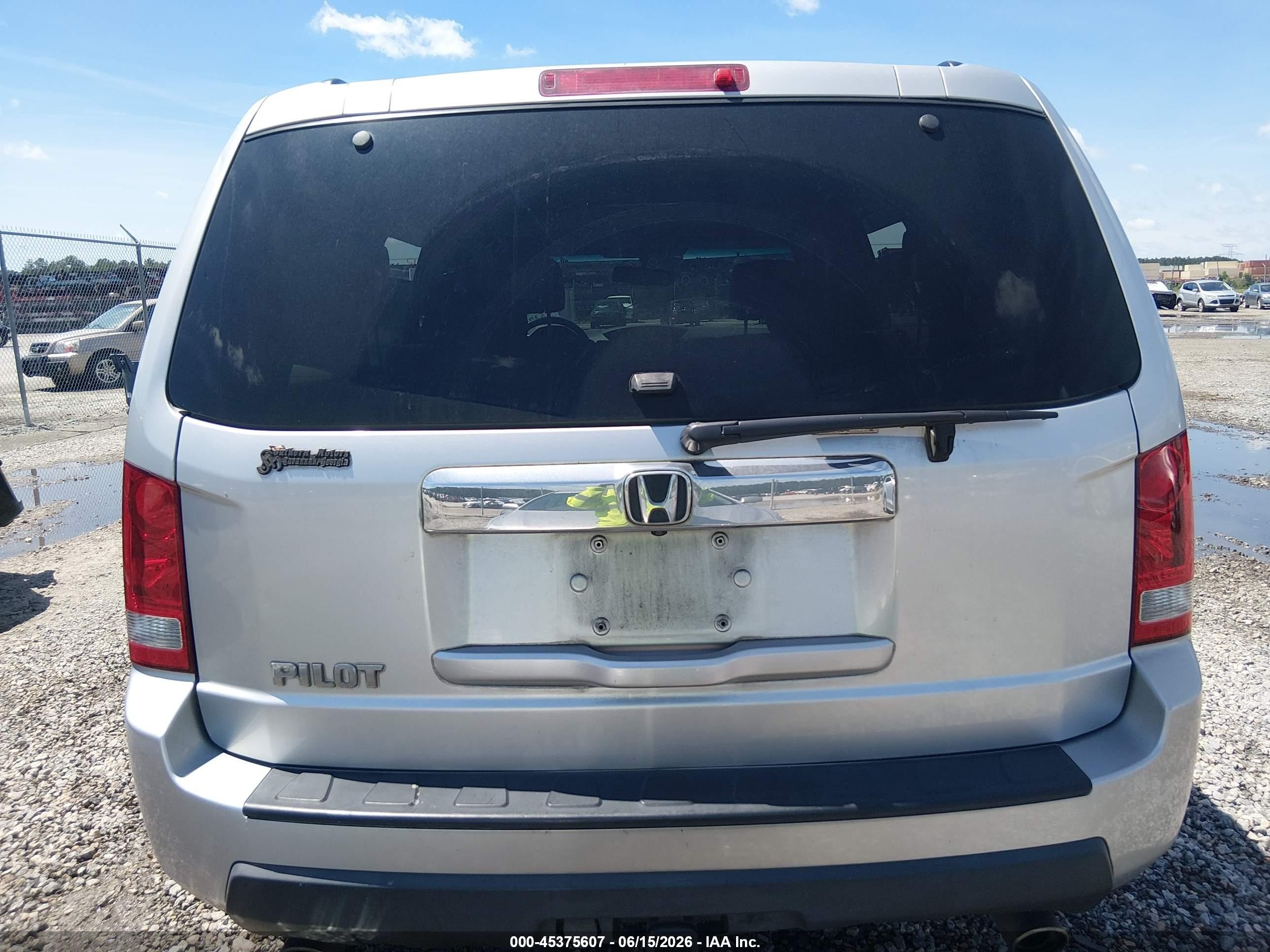 2009 Honda Pilot Ex-l Gray vin: 5FNYF38519B014135