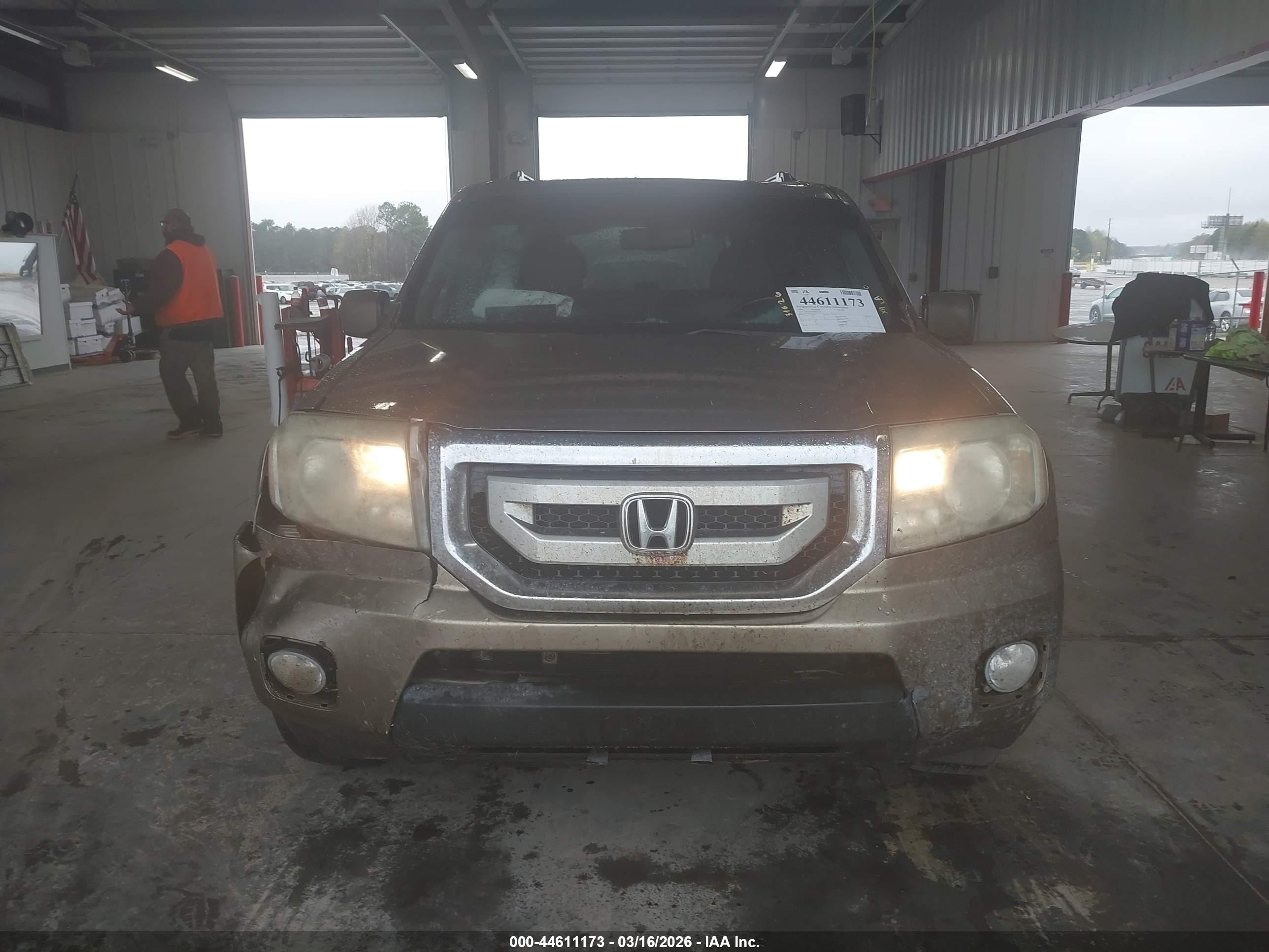 2009 Honda Pilot Ex-l Бежевый vin: 5FNYF38519B021554