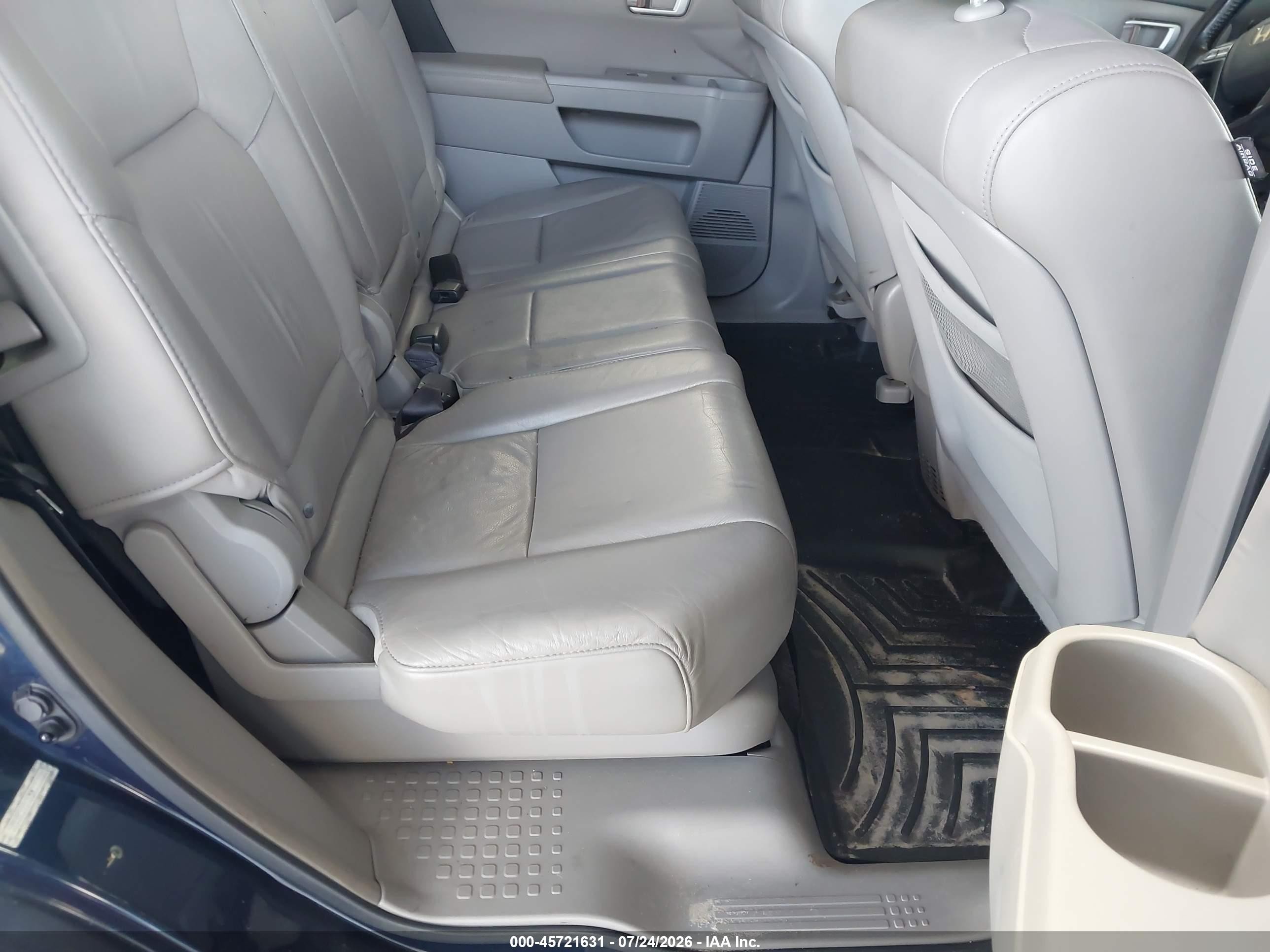 2009 Honda Pilot Ex-l Dark Blue vin: 5FNYF38519B022025