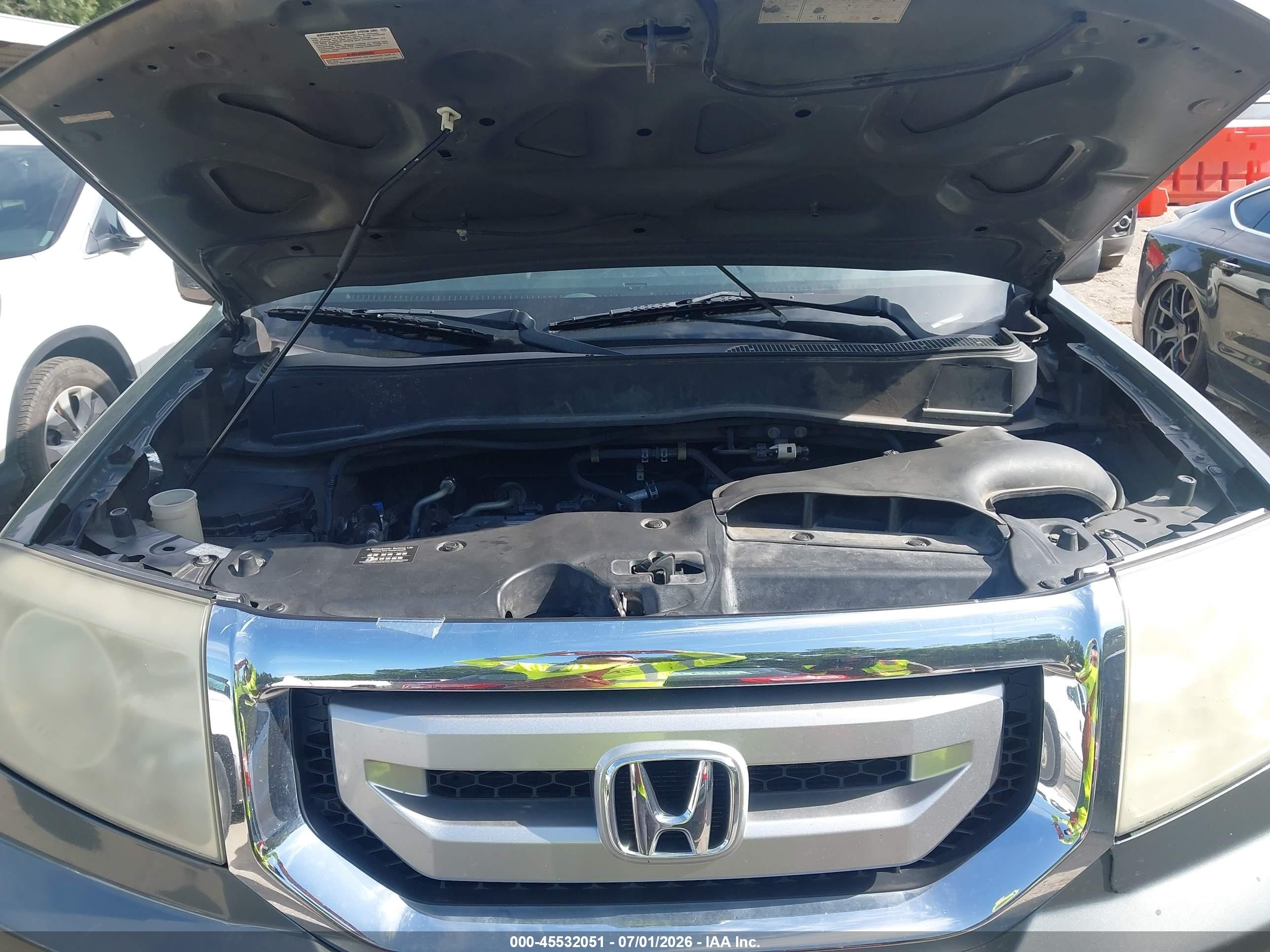 2009 Honda Pilot Ex-l Gray vin: 5FNYF38529B019814