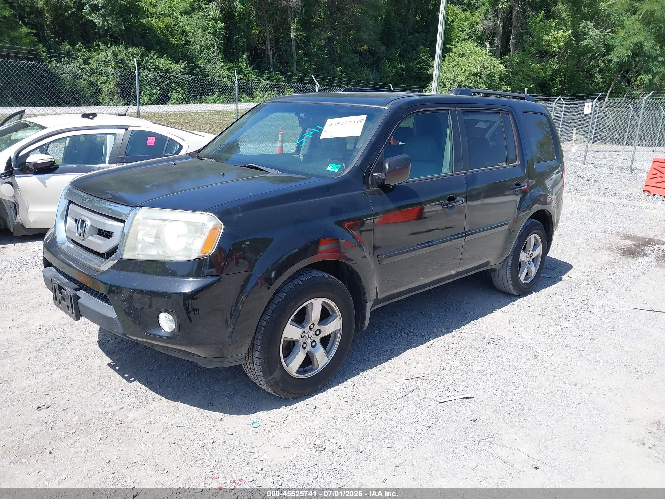 2009 Honda Pilot Ex-l Black vin: 5FNYF38529B027752