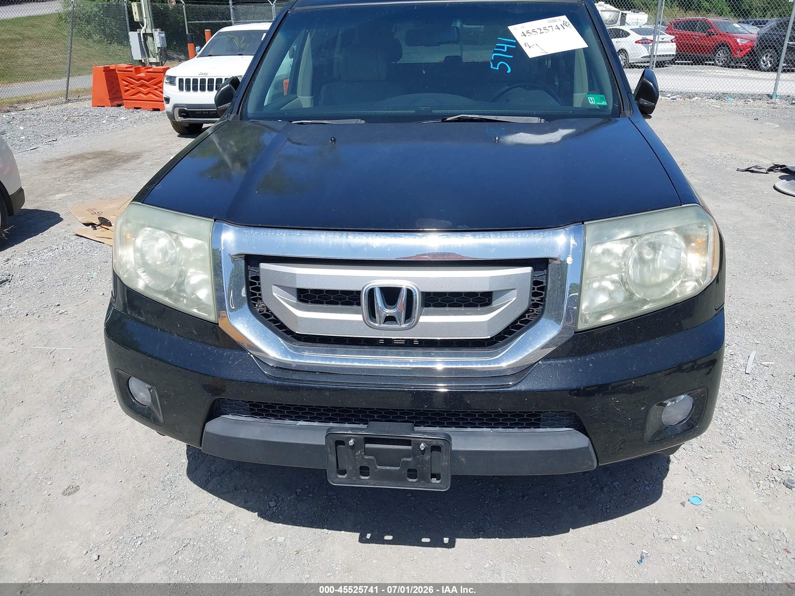 2009 Honda Pilot Ex-l Black vin: 5FNYF38529B027752
