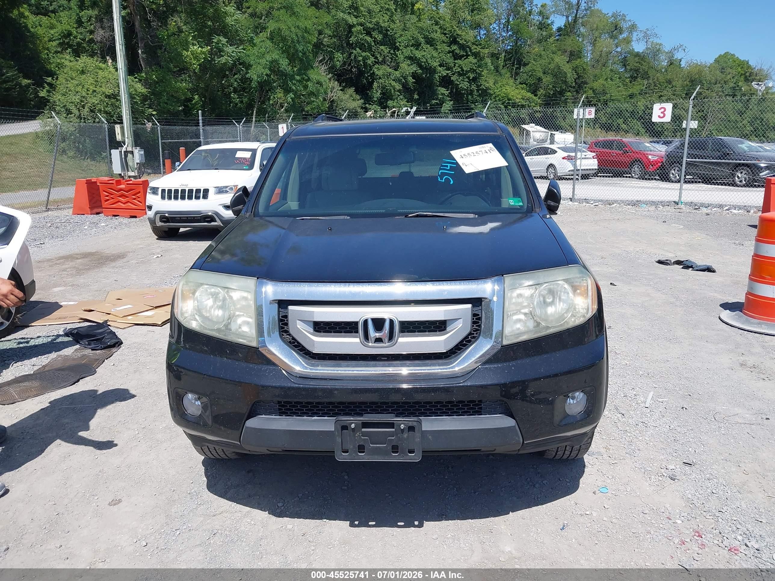 2009 Honda Pilot Ex-l Black vin: 5FNYF38529B027752