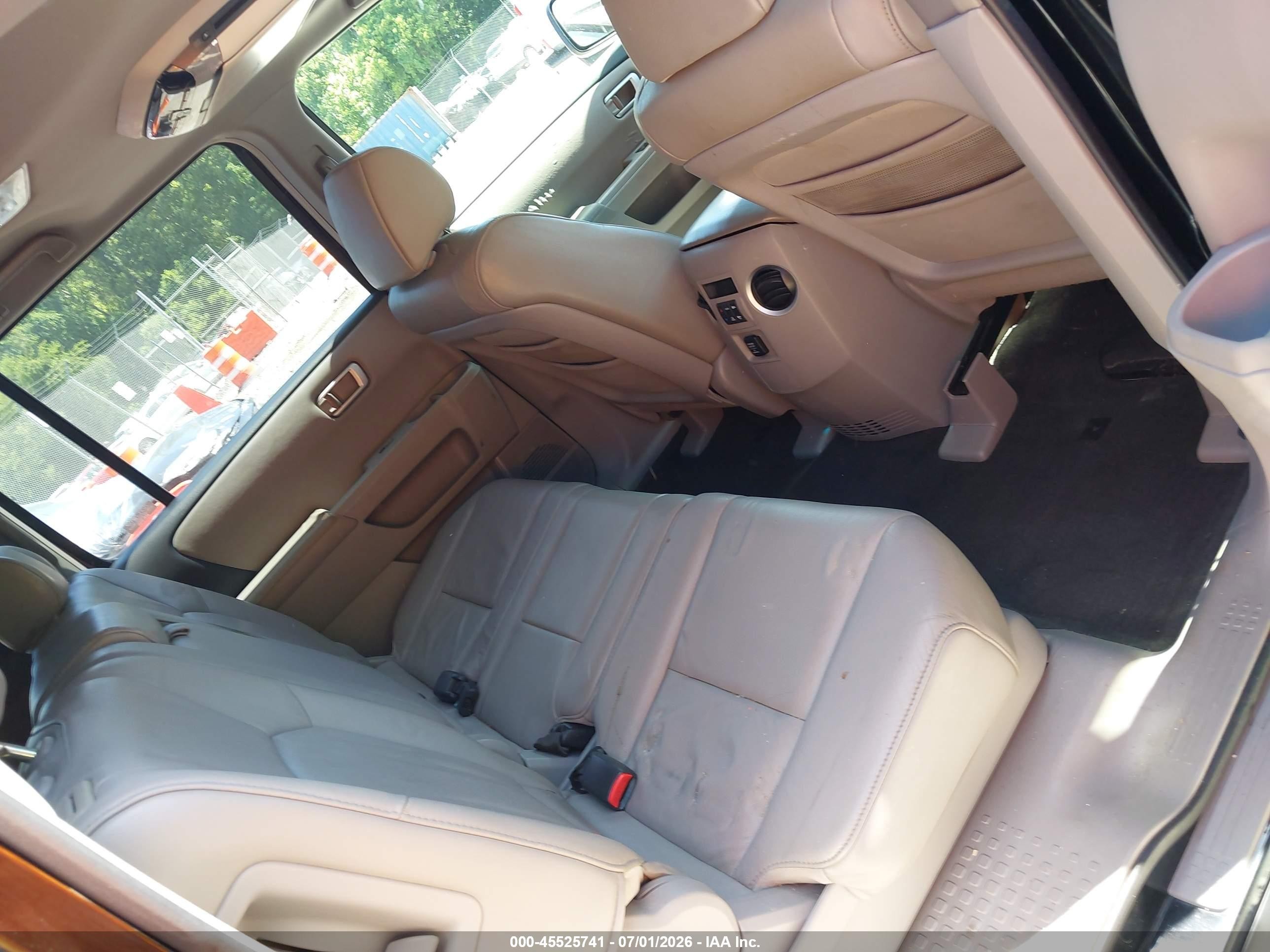 2009 Honda Pilot Ex-l Black vin: 5FNYF38529B027752