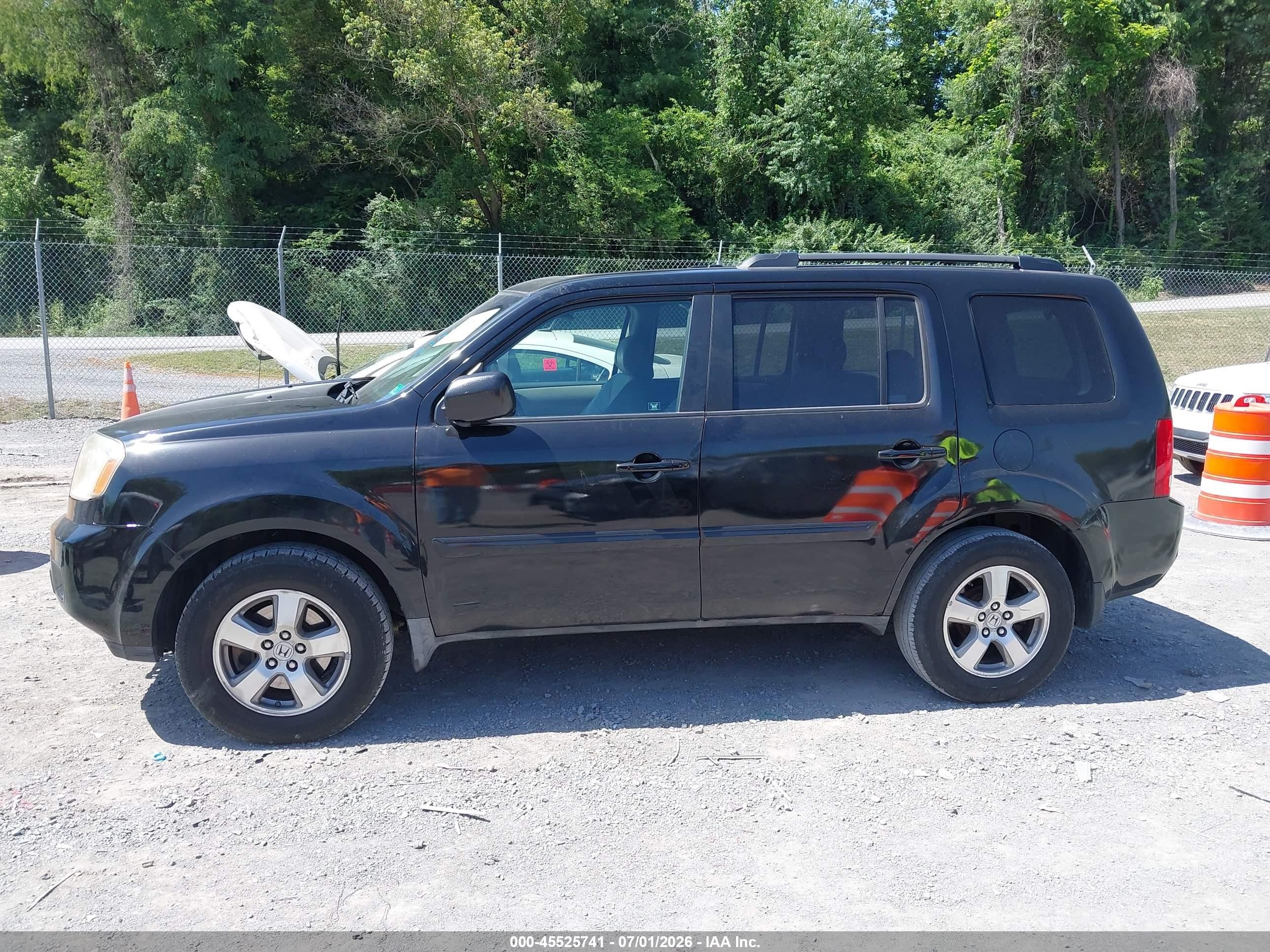 2009 Honda Pilot Ex-l Black vin: 5FNYF38529B027752