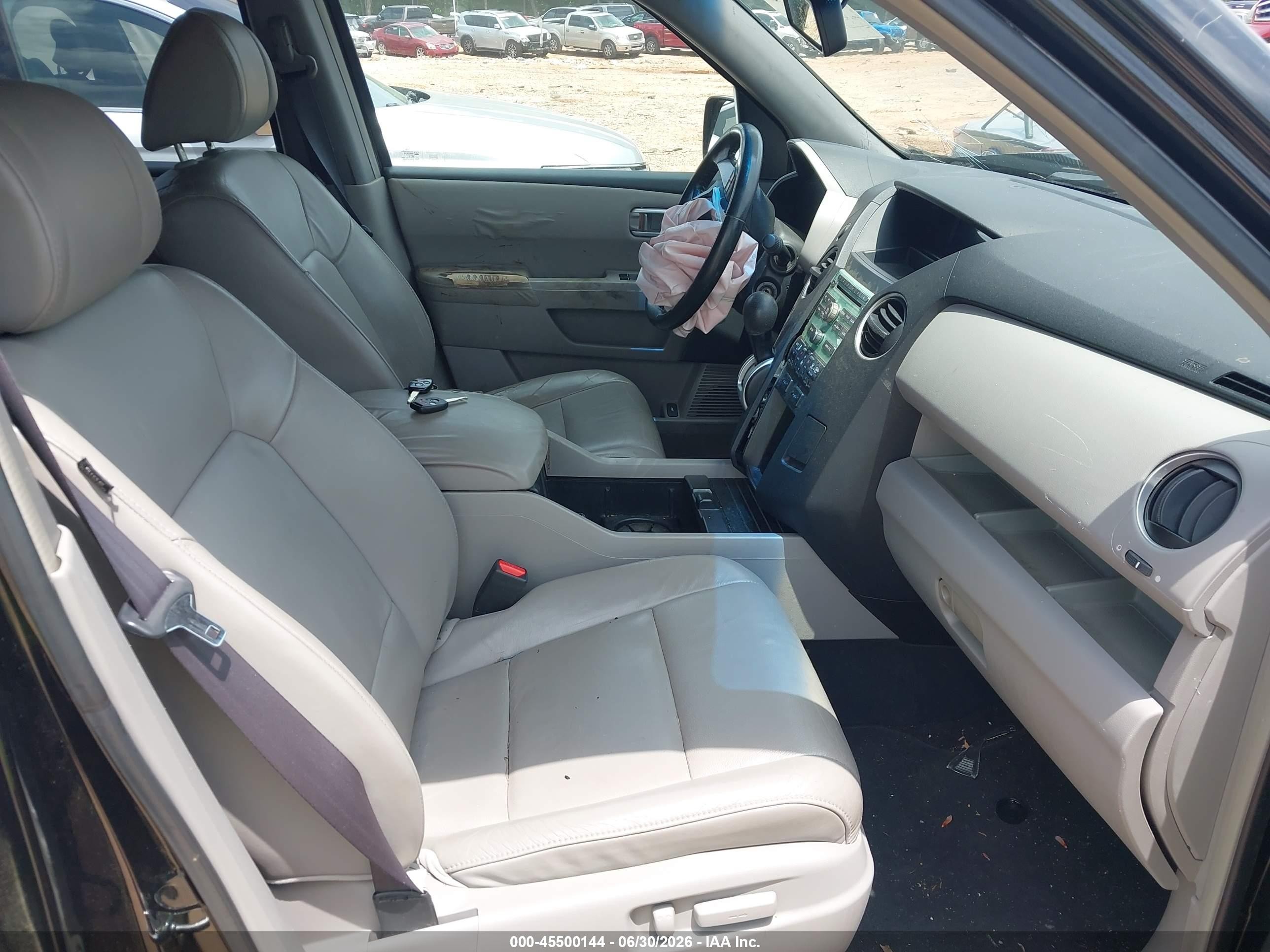 2009 Honda Pilot Ex-l Black vin: 5FNYF38549B022696
