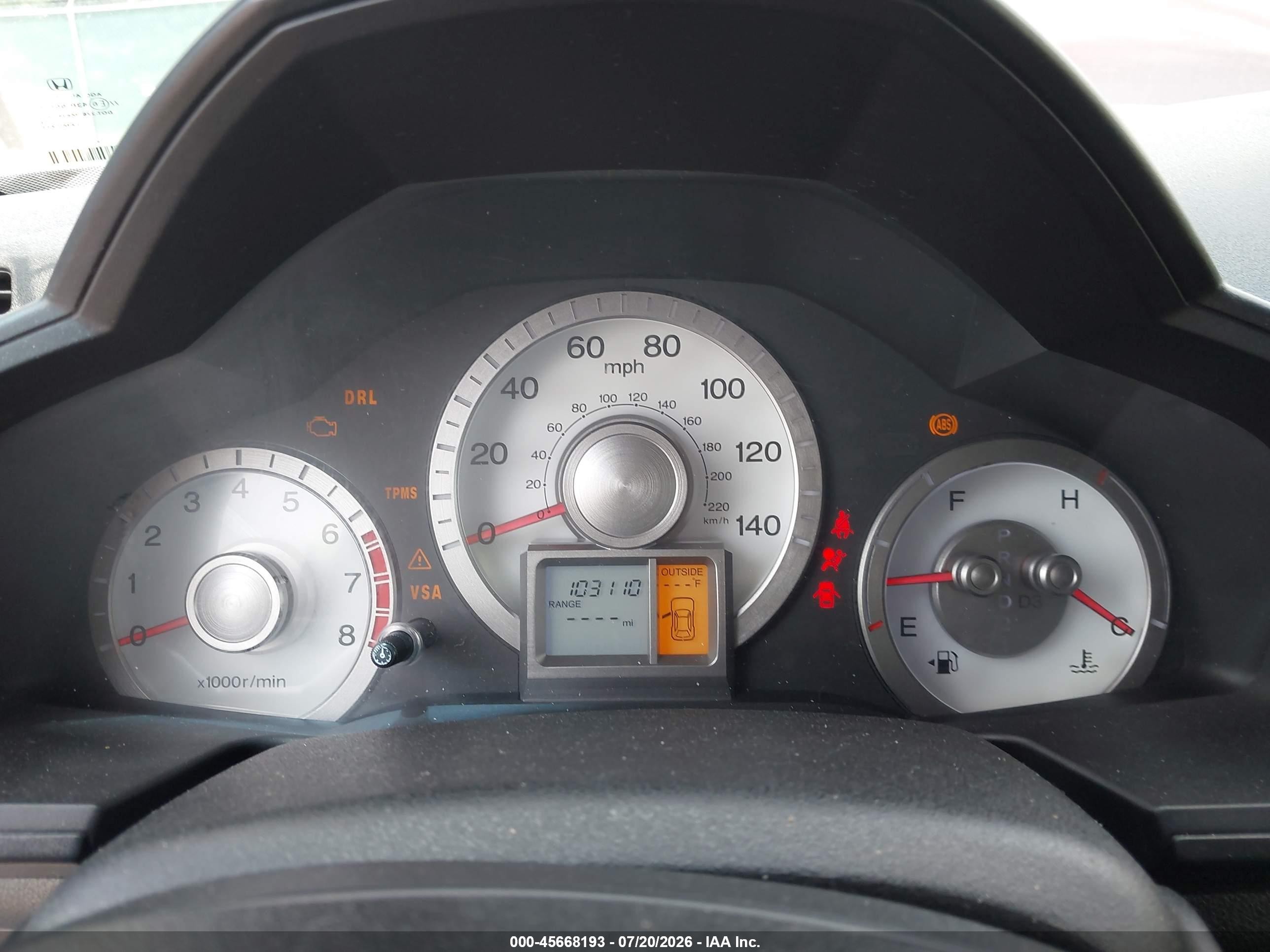 2009 Honda Pilot Ex-l Maroon vin: 5FNYF38559B013084