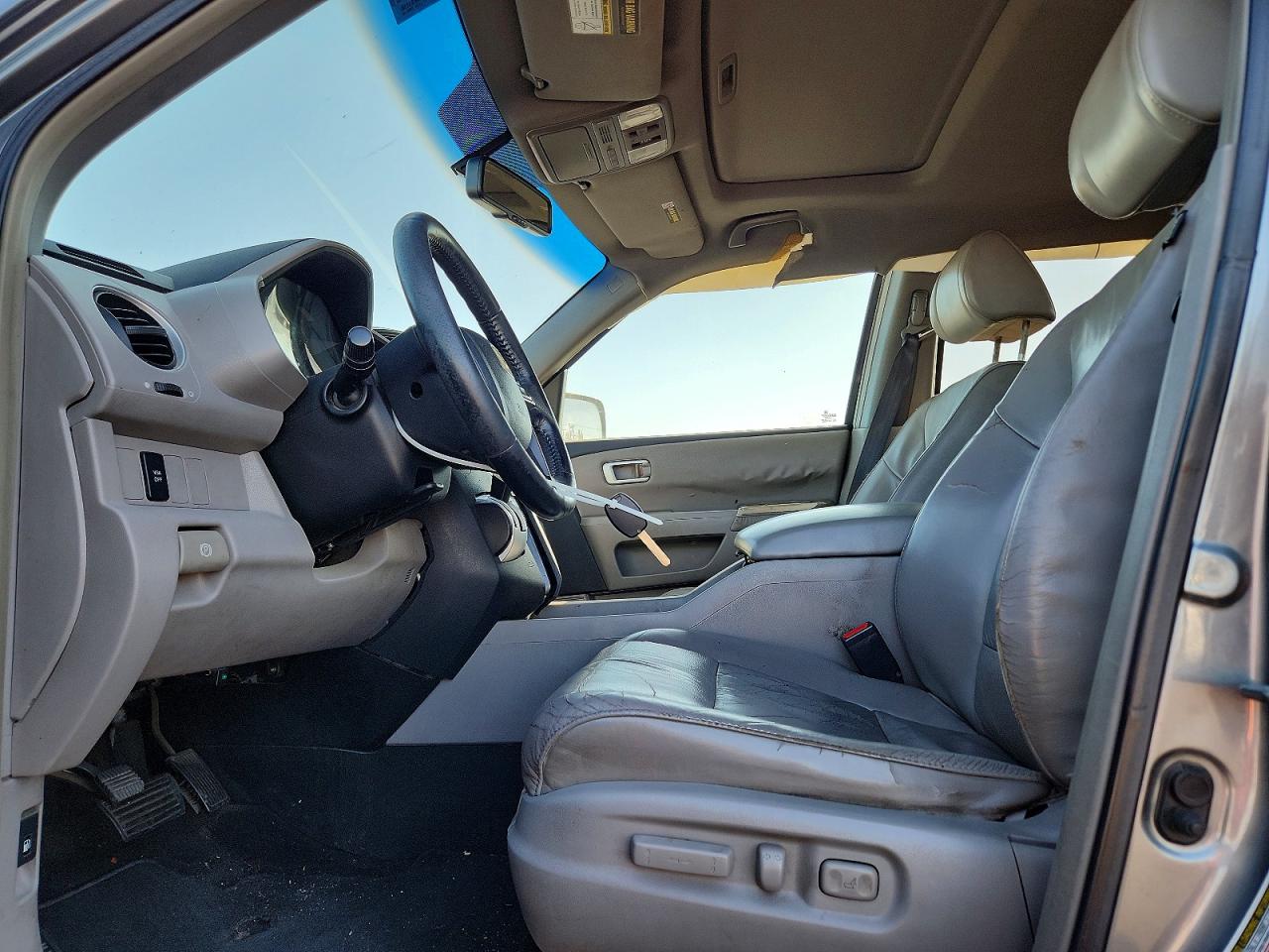 2009 Honda Pilot Exl Silver vin: 5FNYF38559B013893