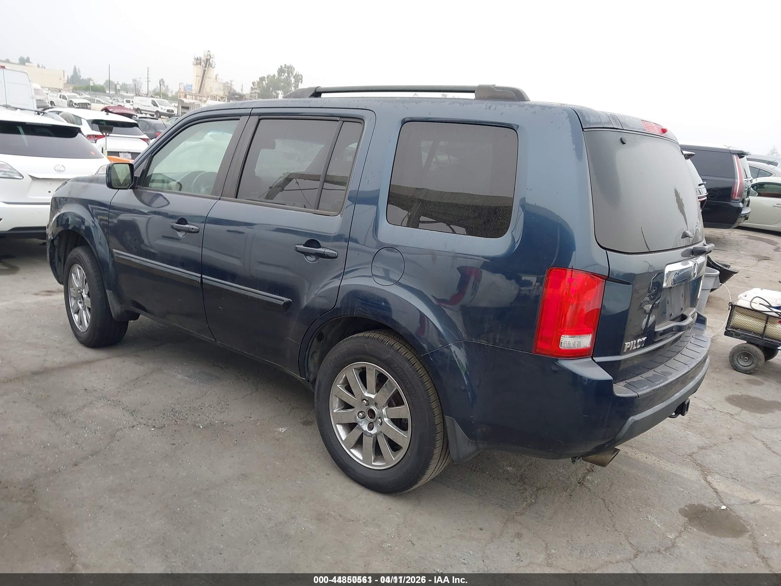 2009 Honda Pilot Ex-l Dark Blue vin: 5FNYF38559B026806