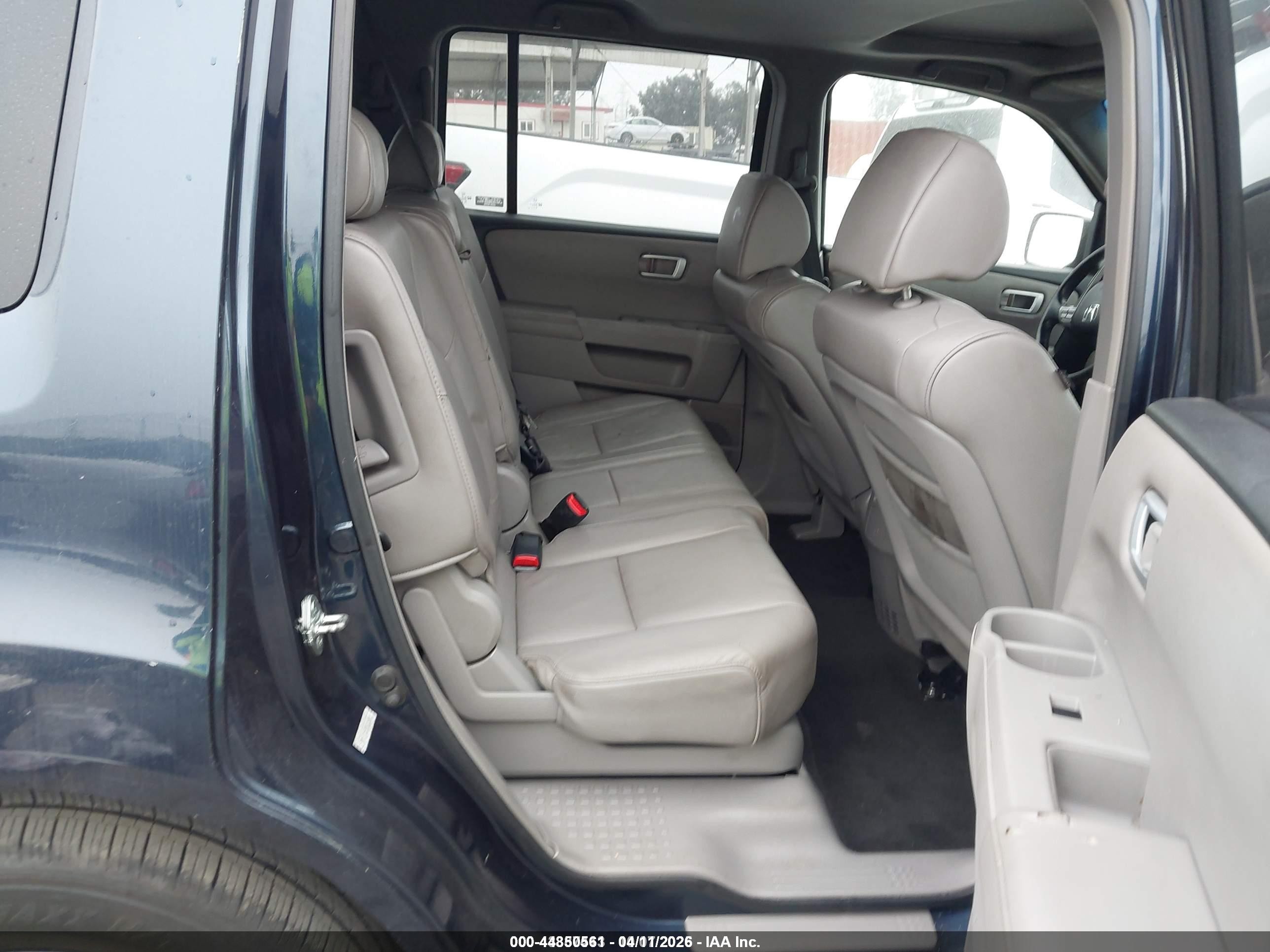 2009 Honda Pilot Ex-l Dark Blue vin: 5FNYF38559B026806