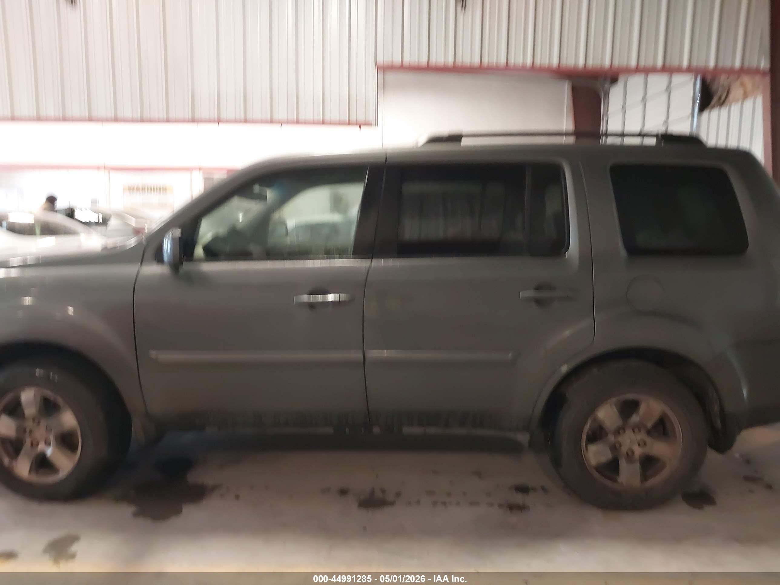 2009 Honda Pilot Ex-l Gray vin: 5FNYF38569B003566