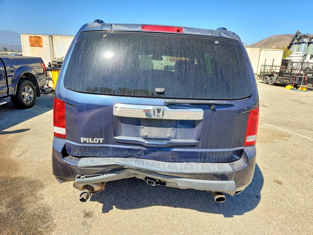 2009 Honda Pilot Exl Blue vin: 5FNYF38569B013353