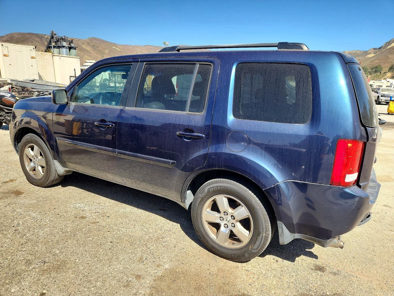 2009 Honda Pilot Exl Blue vin: 5FNYF38569B013353