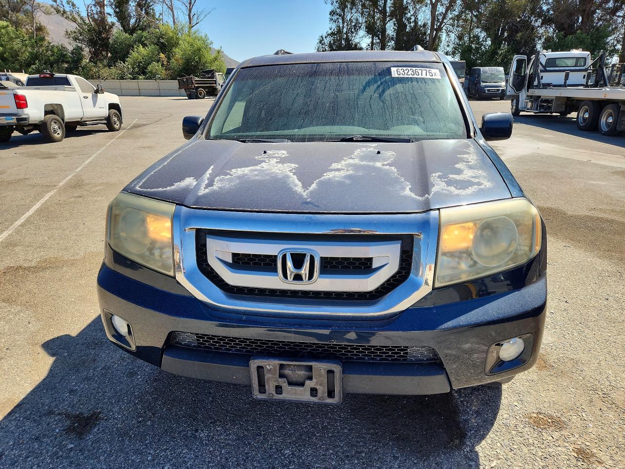 2009 Honda Pilot Exl Blue vin: 5FNYF38569B013353