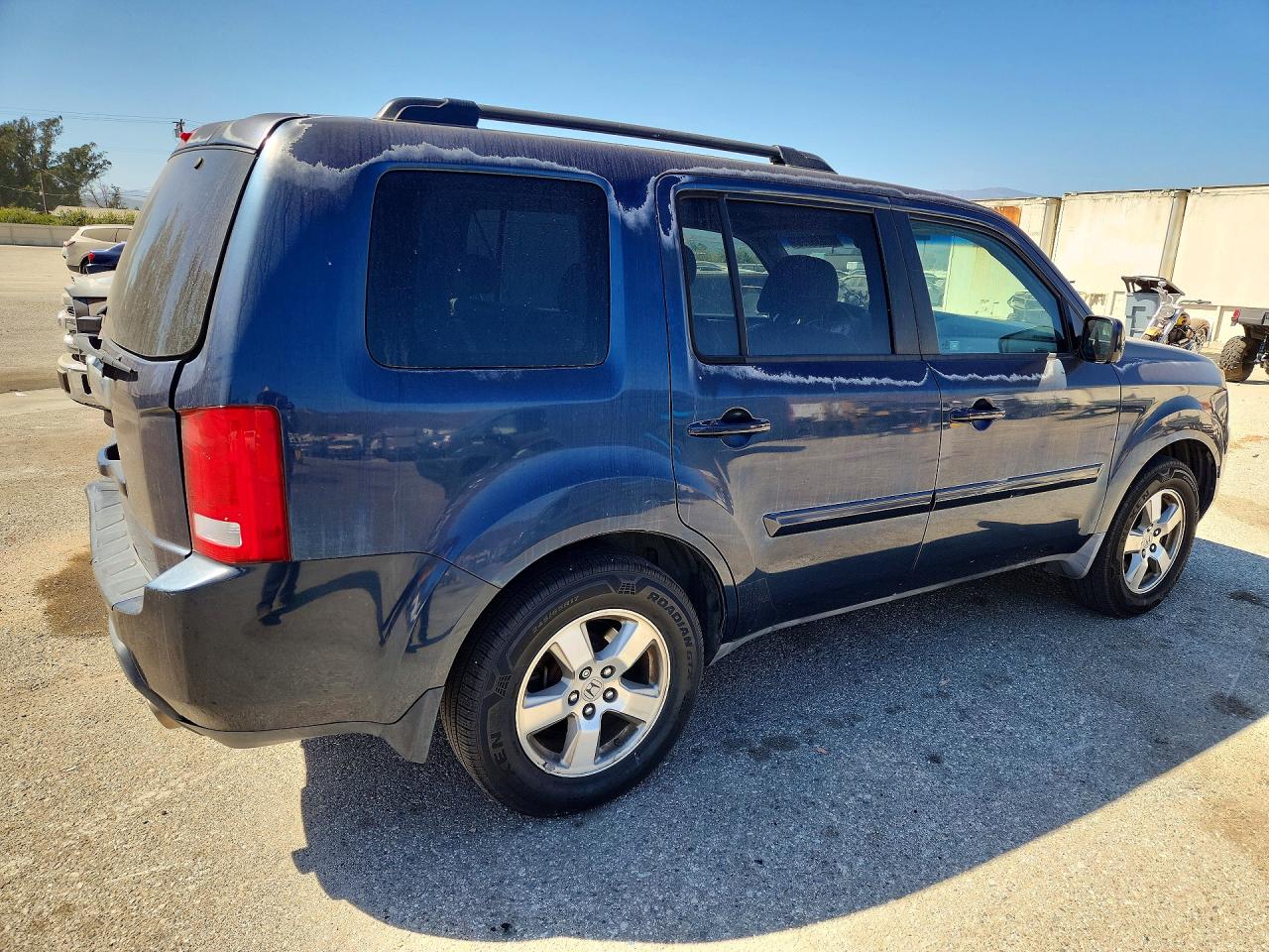 2009 Honda Pilot Exl Blue vin: 5FNYF38569B013353