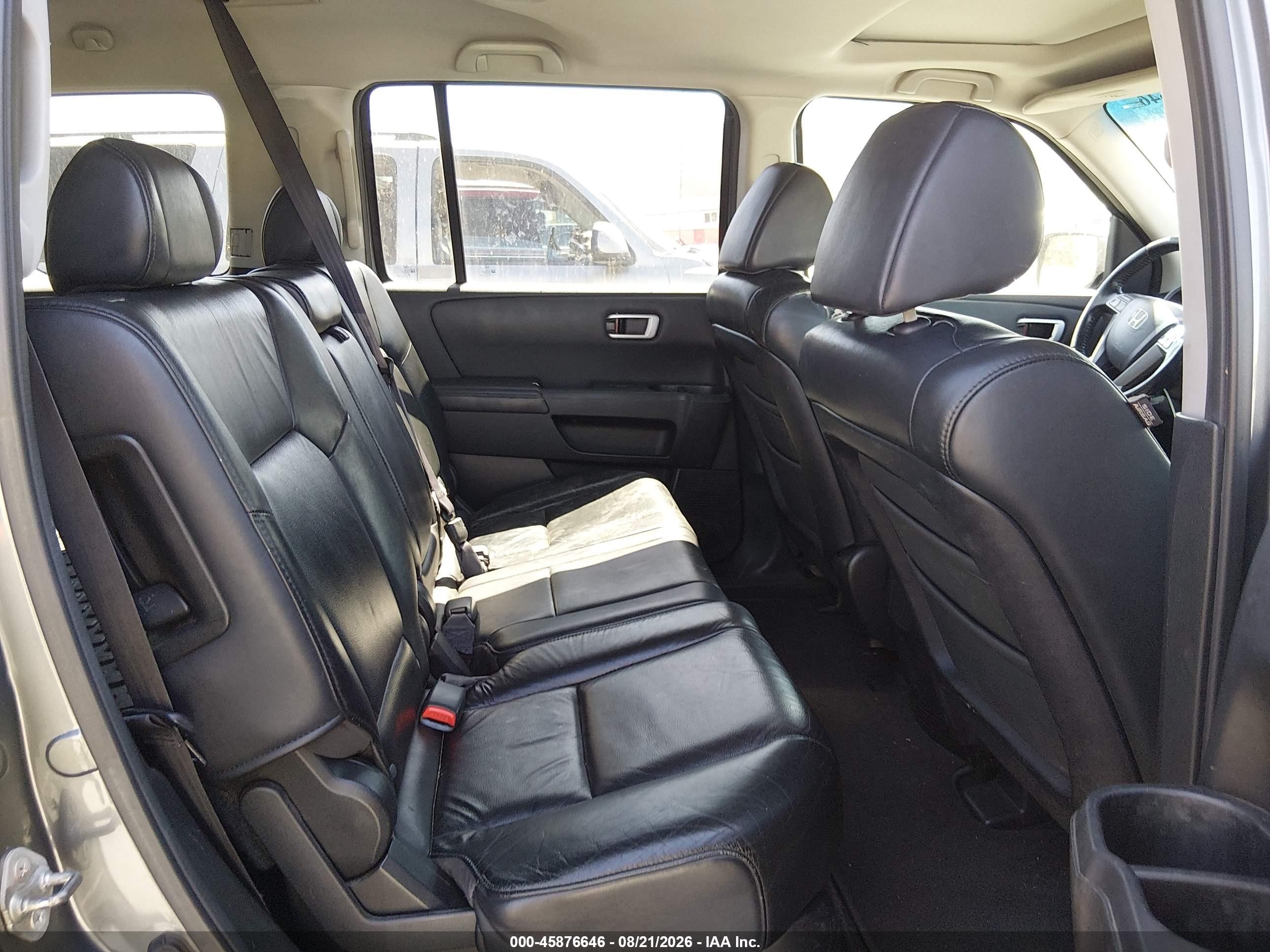 2009 Honda Pilot Exl Gray vin: 5FNYF38569B013997