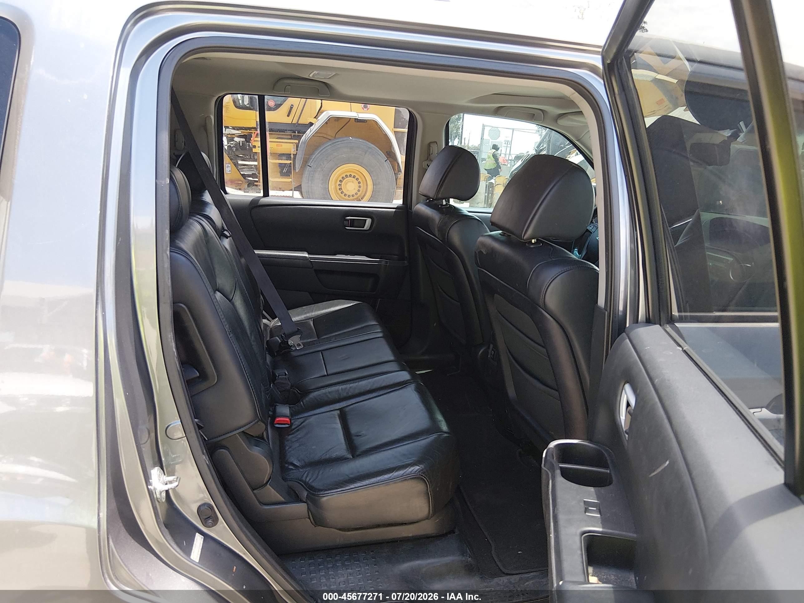 2009 Honda Pilot Ex-l Gray vin: 5FNYF38579B018139