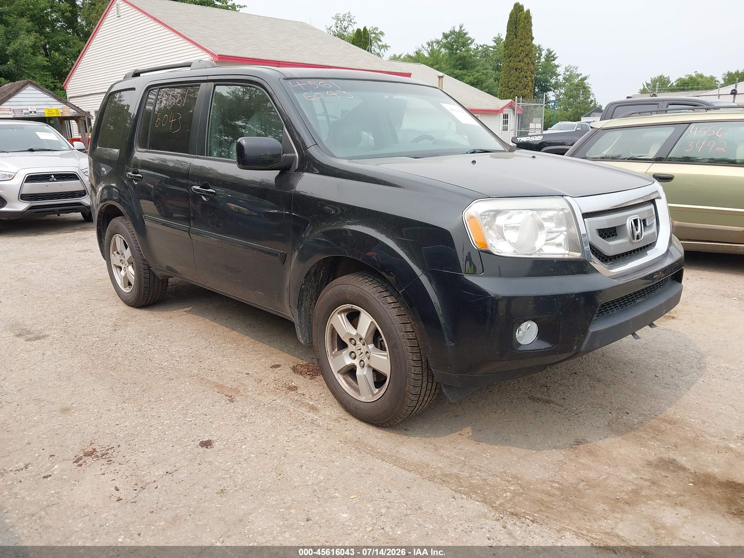 2009 Honda Pilot Ex-l Black vin: 5FNYF38579B019680