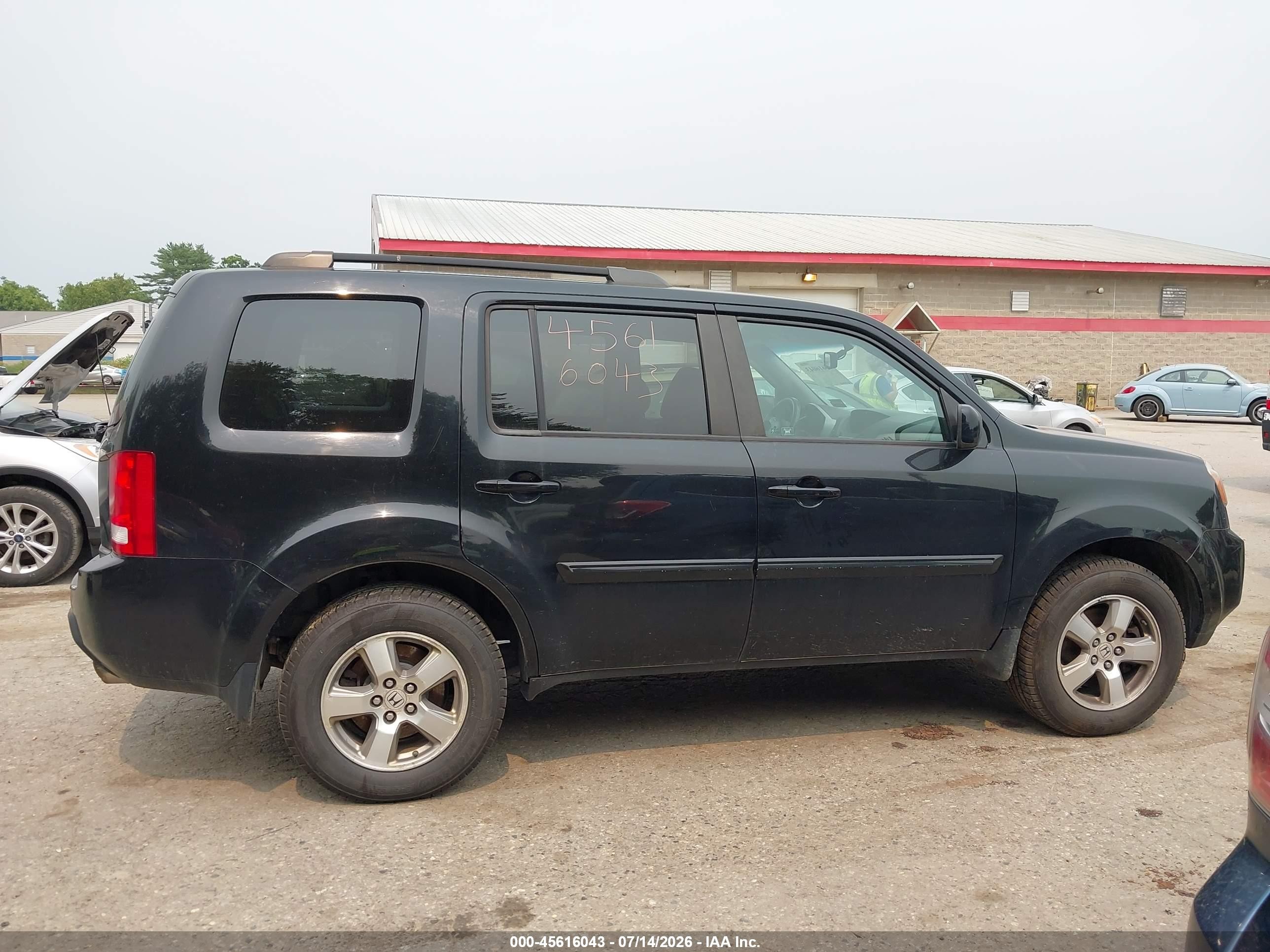 2009 Honda Pilot Ex-l Black vin: 5FNYF38579B019680