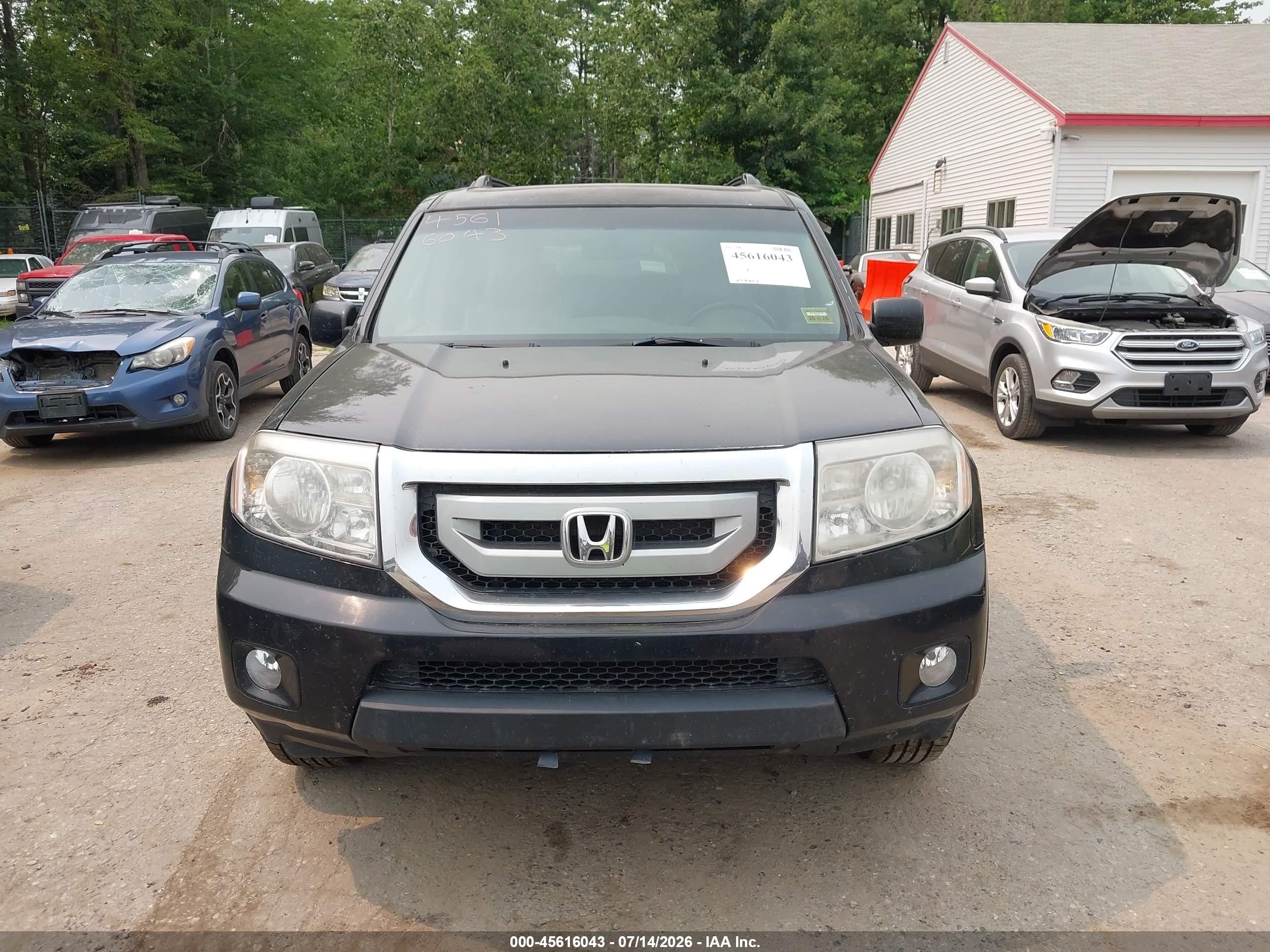 2009 Honda Pilot Ex-l Black vin: 5FNYF38579B019680