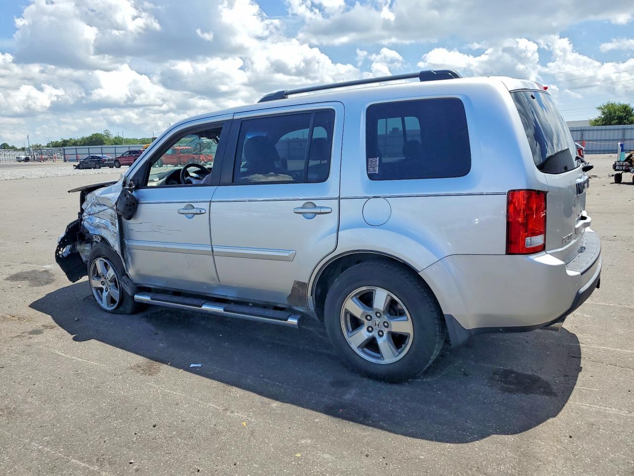 2009 Honda Pilot Exl Silver vin: 5FNYF38579B022725