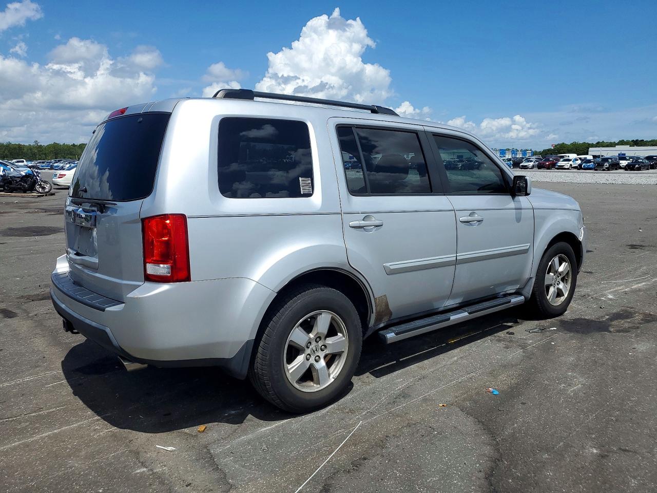 2009 Honda Pilot Exl Silver vin: 5FNYF38579B022725