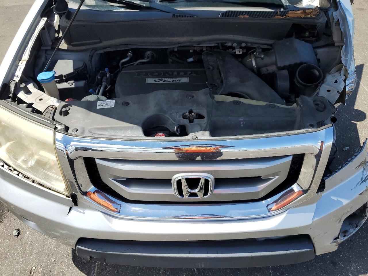 2009 Honda Pilot Exl Silver vin: 5FNYF38579B022725