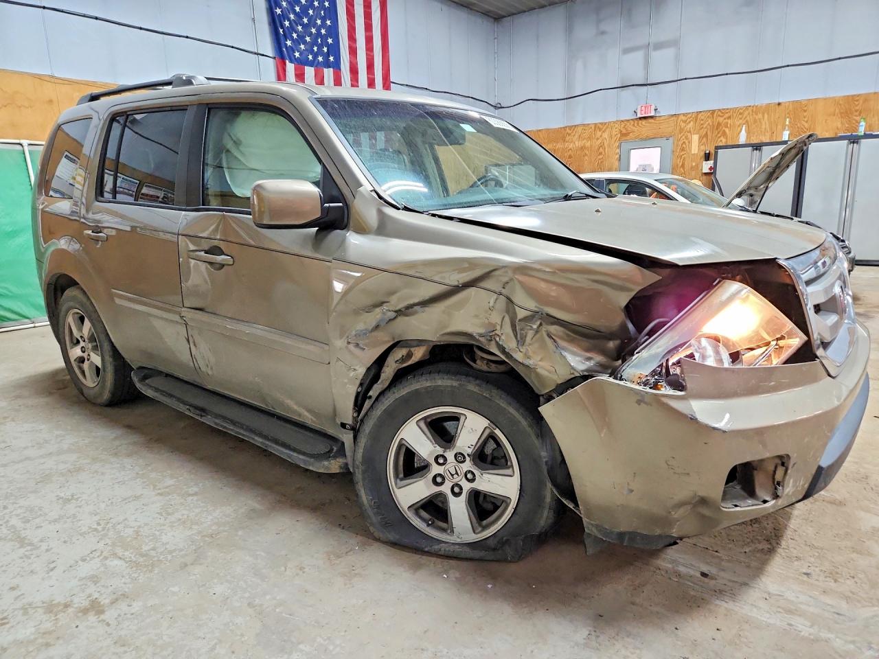 2009 Honda Pilot Exl Gold vin: 5FNYF38589B012494