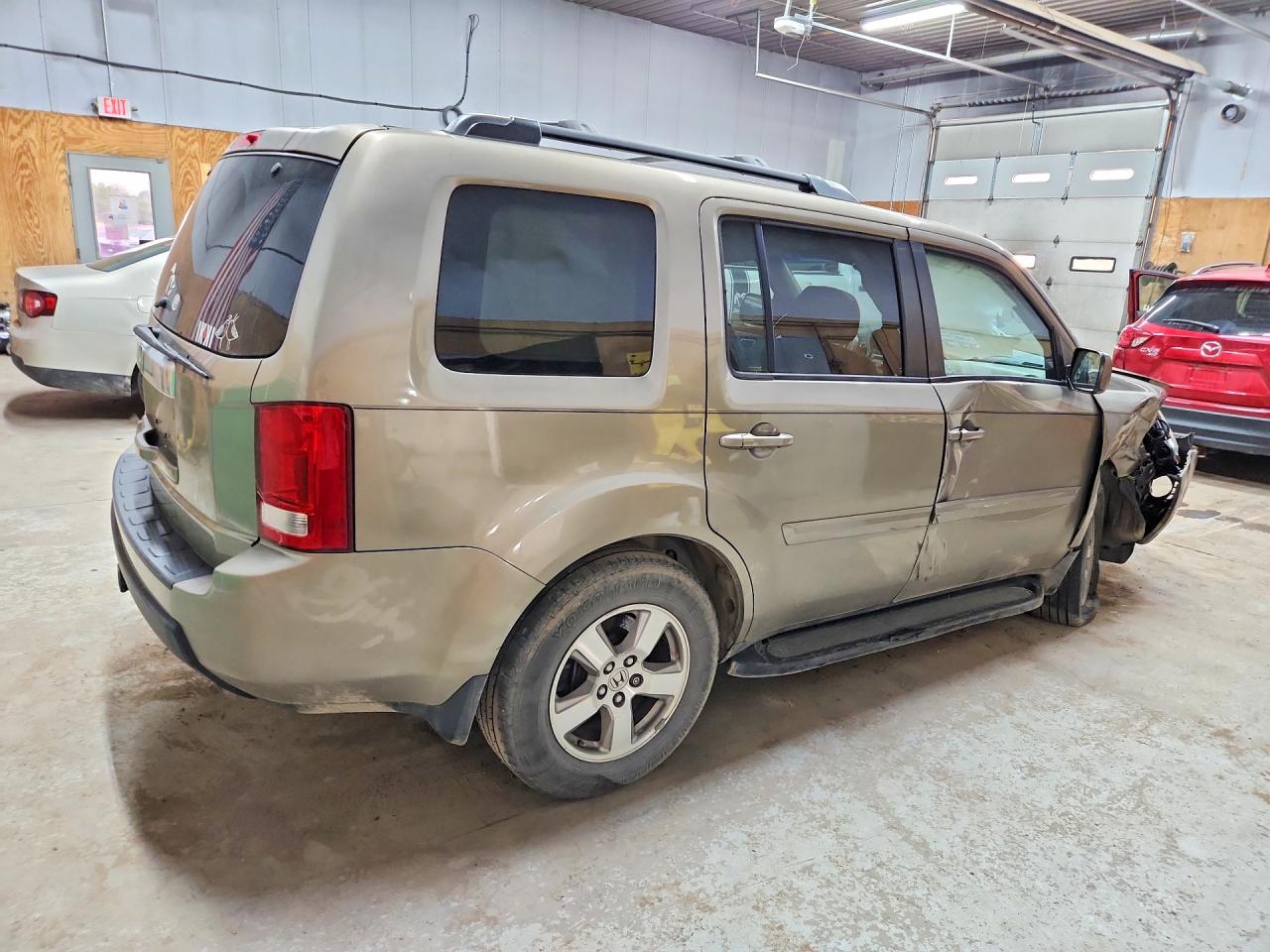 2009 Honda Pilot Exl Gold vin: 5FNYF38589B012494