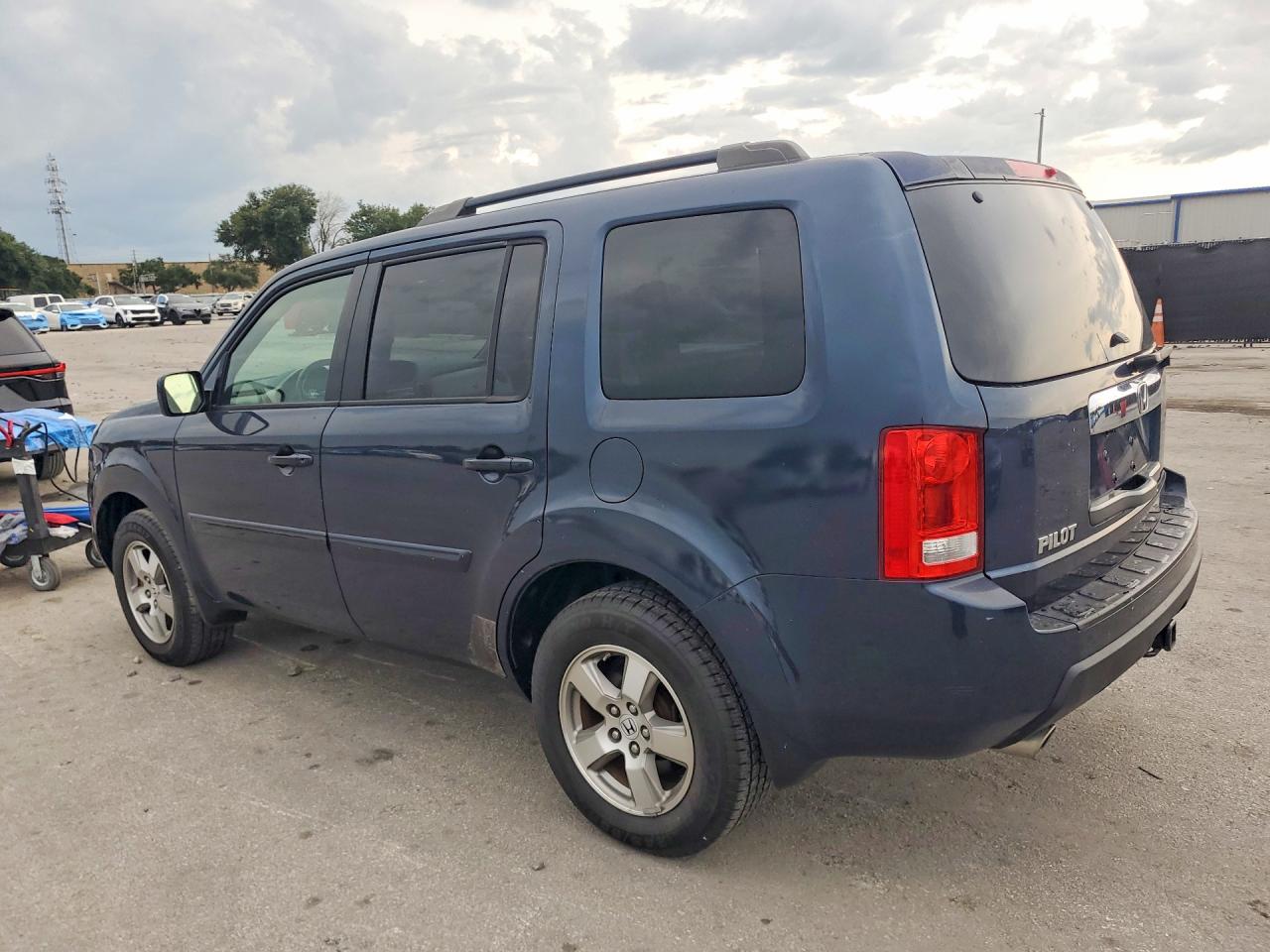 2009 Honda Pilot Exl Blue vin: 5FNYF38599B021074