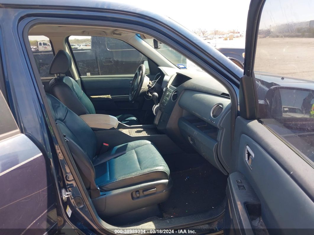 2009 Honda Pilot Ex-l Blue vin: 5FNYF385X9B019382