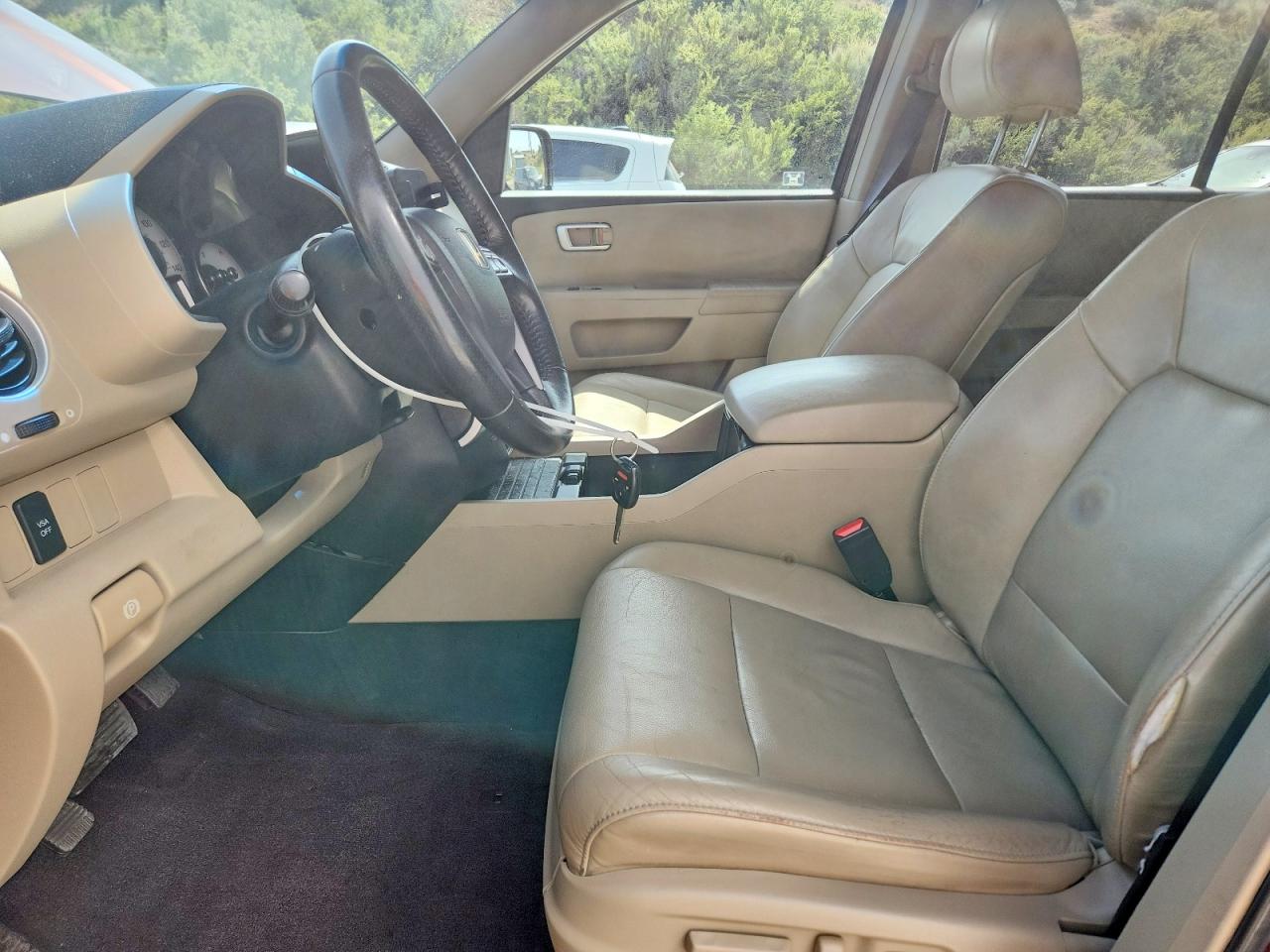 2009 Honda Pilot Exl Burgundy vin: 5FNYF38609B006682