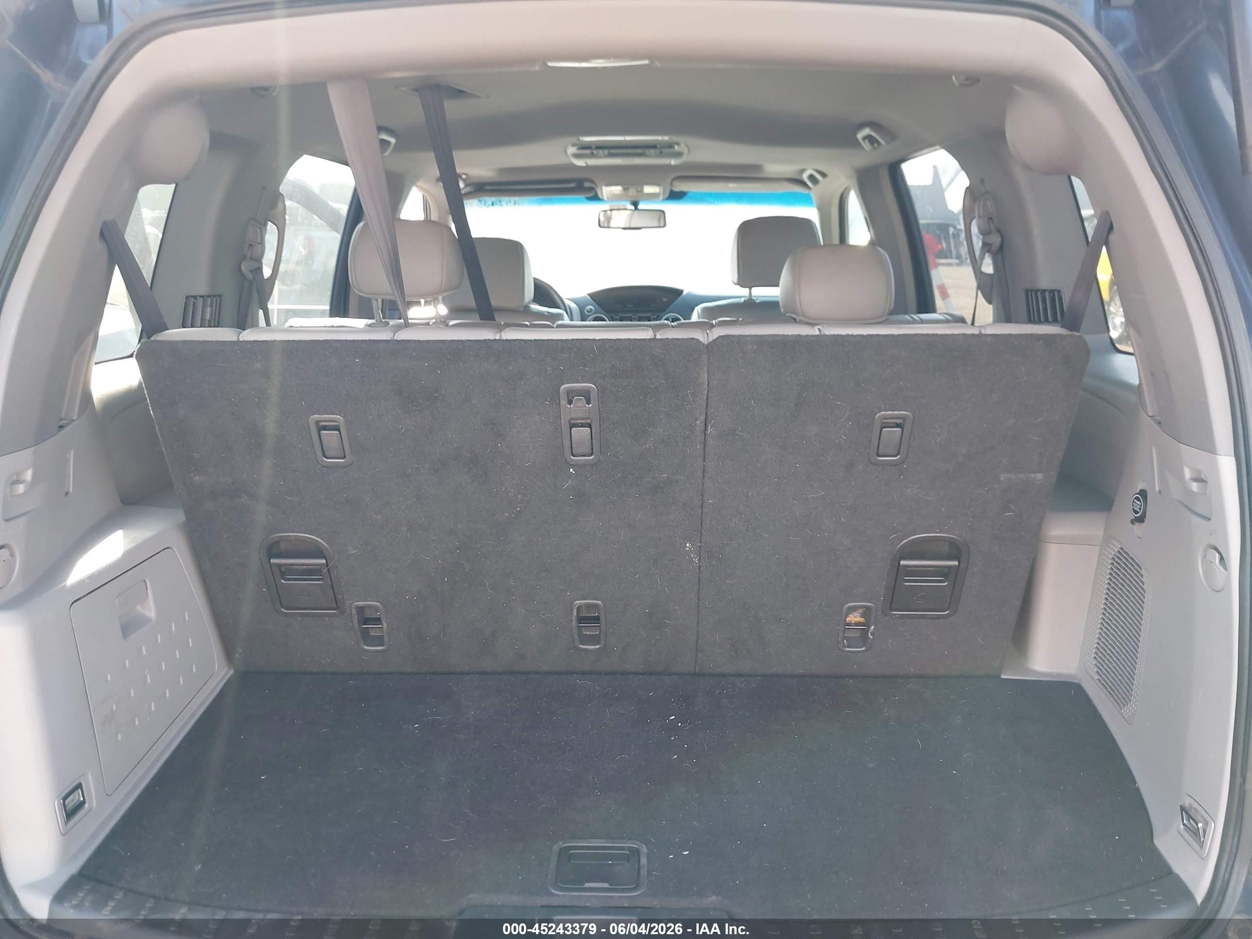 2009 Honda Pilot Ex-l Blue vin: 5FNYF38619B010630