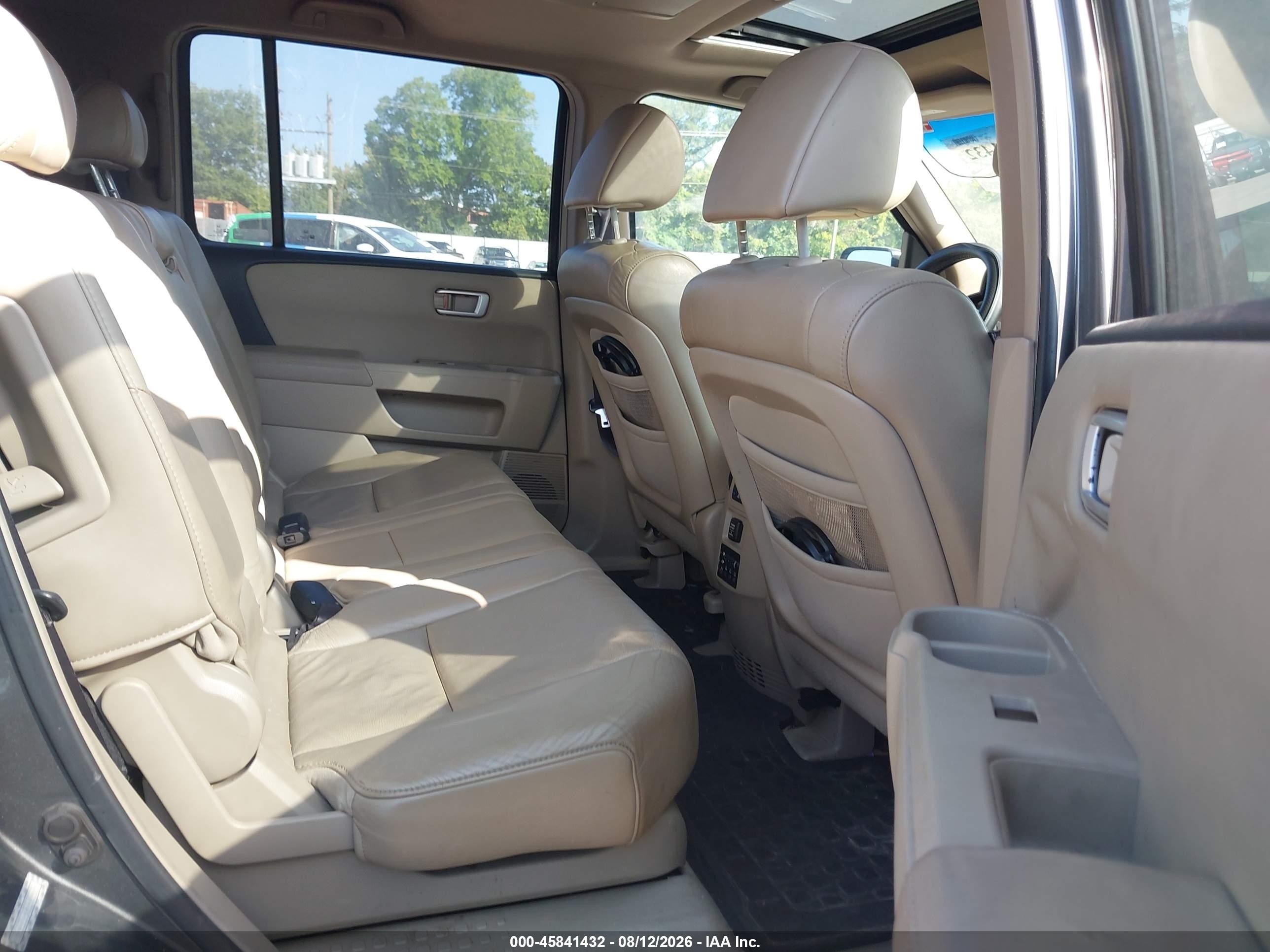 2009 Honda Pilot Ex-l Gray vin: 5FNYF38639B009625
