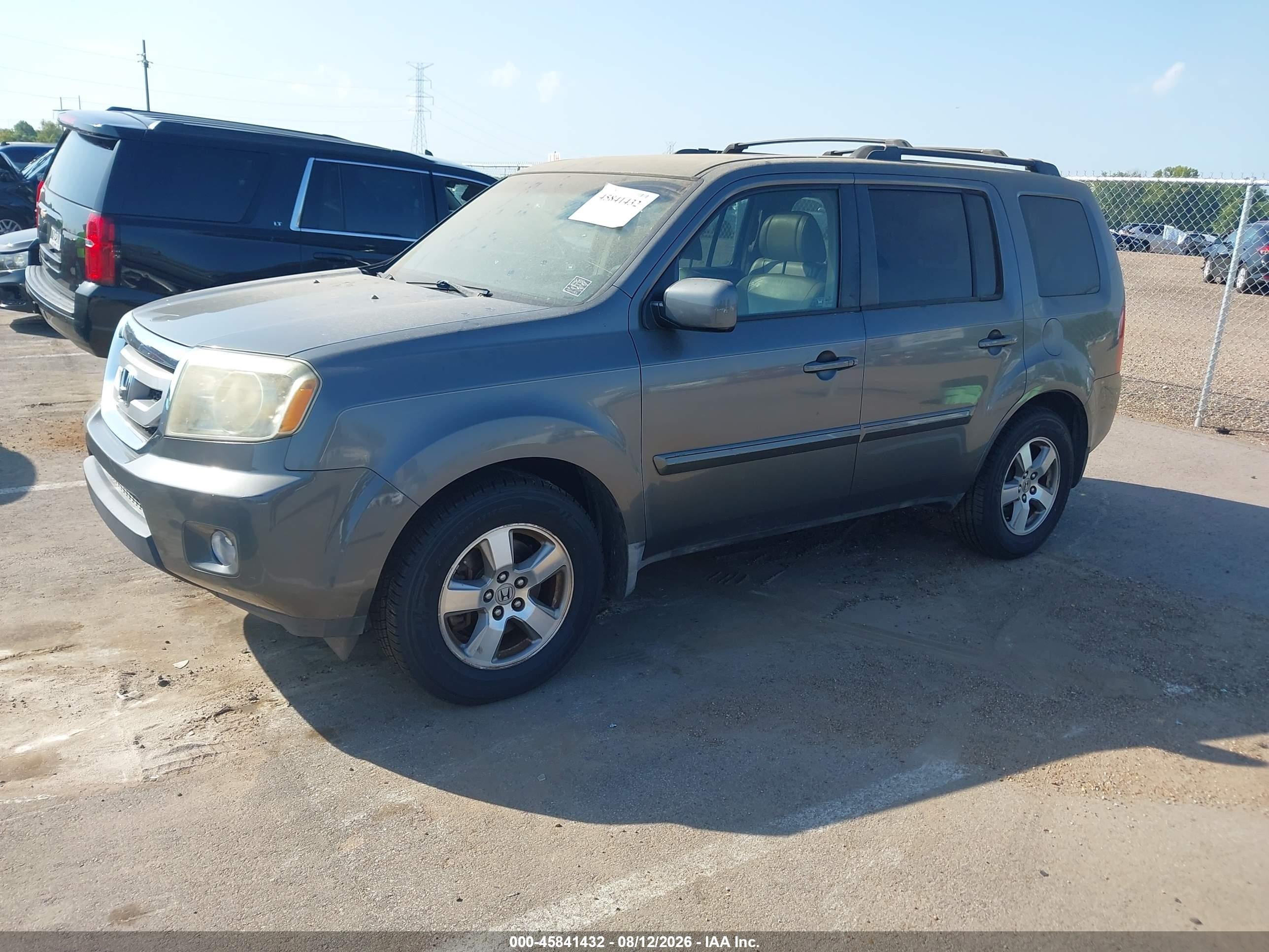 2009 Honda Pilot Ex-l Gray vin: 5FNYF38639B009625