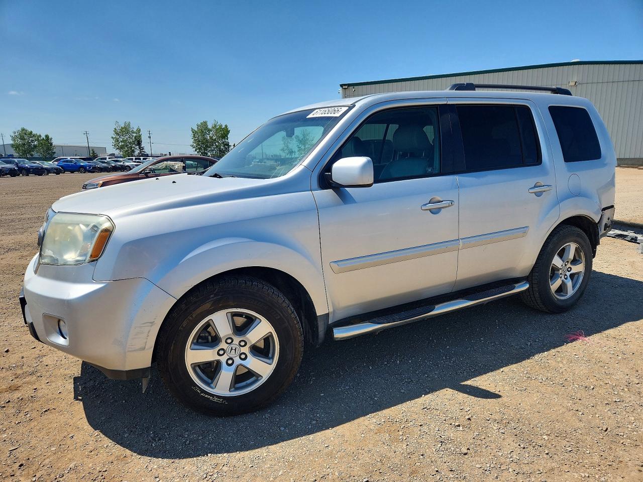 2009 Honda Pilot Exl Silver vin: 5FNYF38659B022604