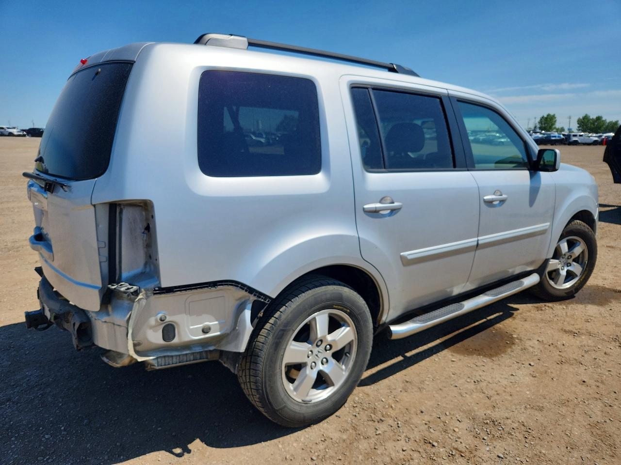 2009 Honda Pilot Exl Silver vin: 5FNYF38659B022604