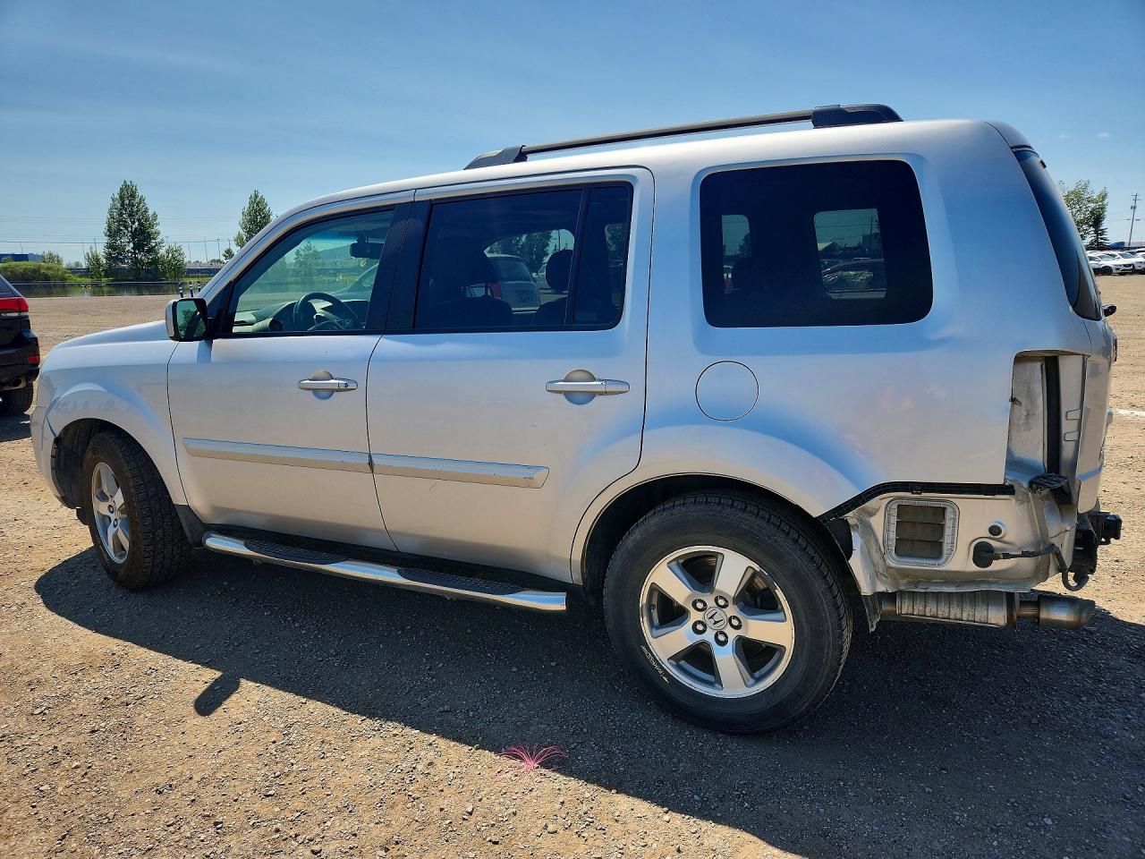 2009 Honda Pilot Exl Silver vin: 5FNYF38659B022604