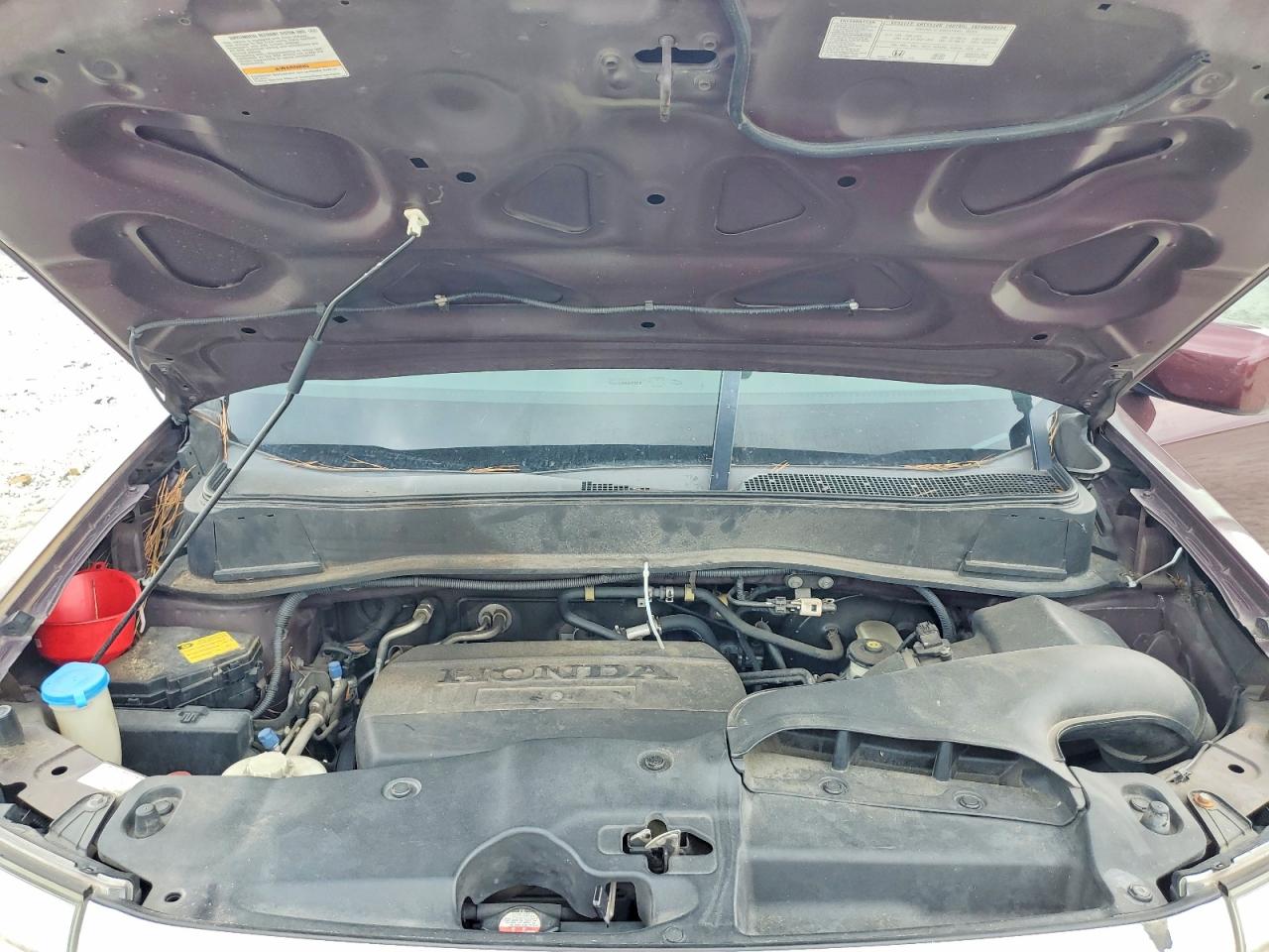 2009 Honda Pilot Exl Maroon vin: 5FNYF38669B017279