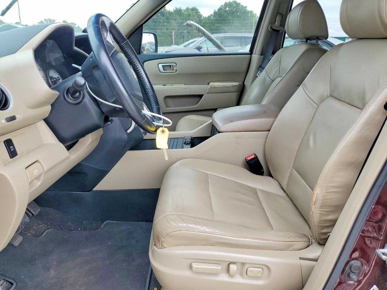 2009 Honda Pilot Exl Maroon vin: 5FNYF38669B017279
