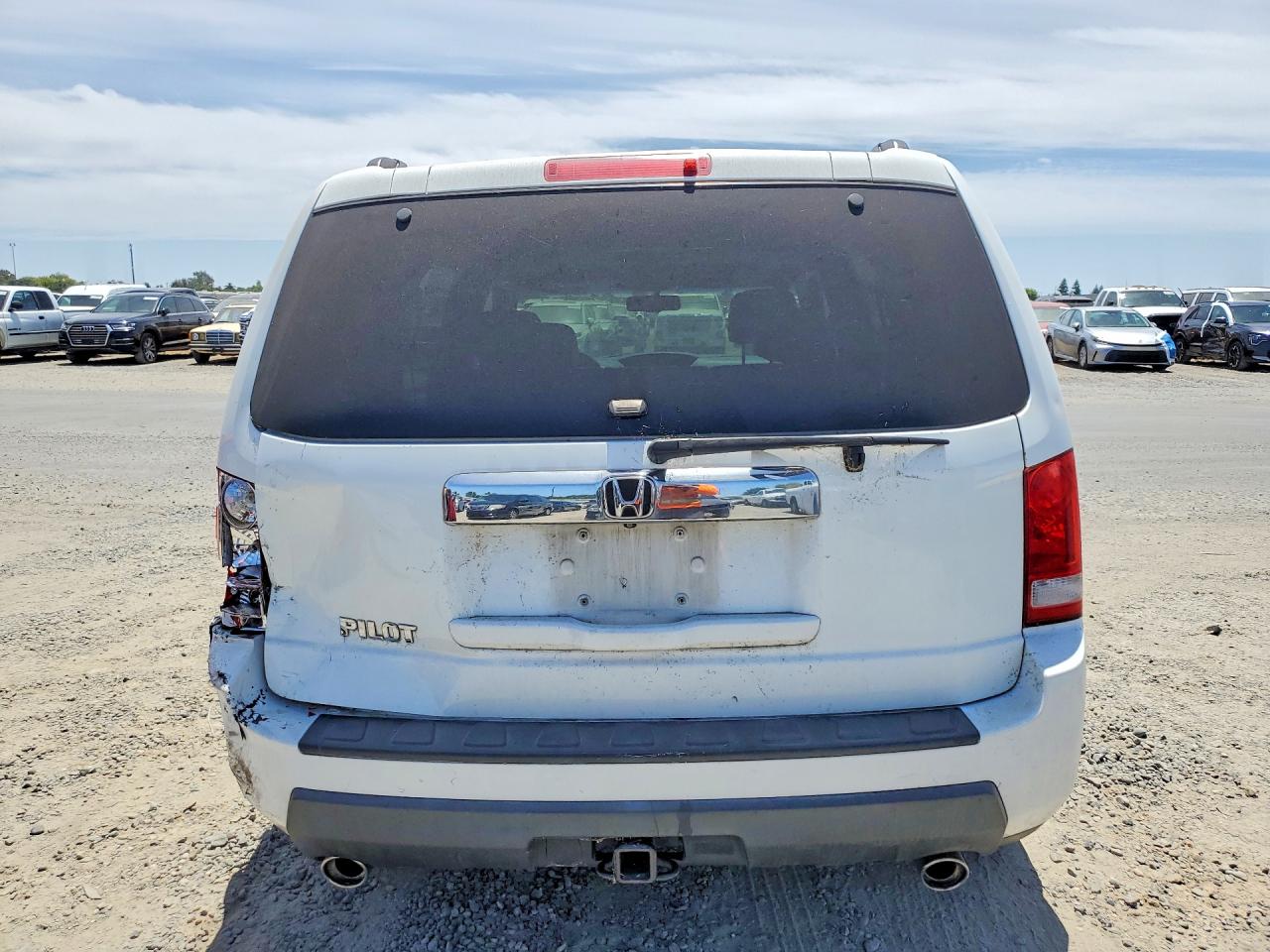 2009 Honda Pilot Exl White vin: 5FNYF38699B009578