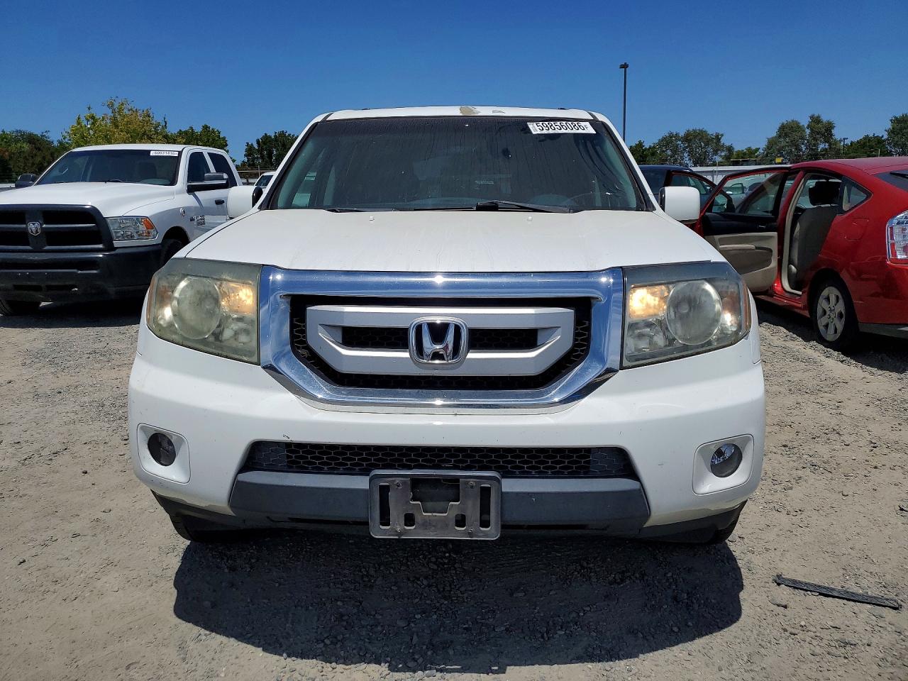 2009 Honda Pilot Exl White vin: 5FNYF38699B009578
