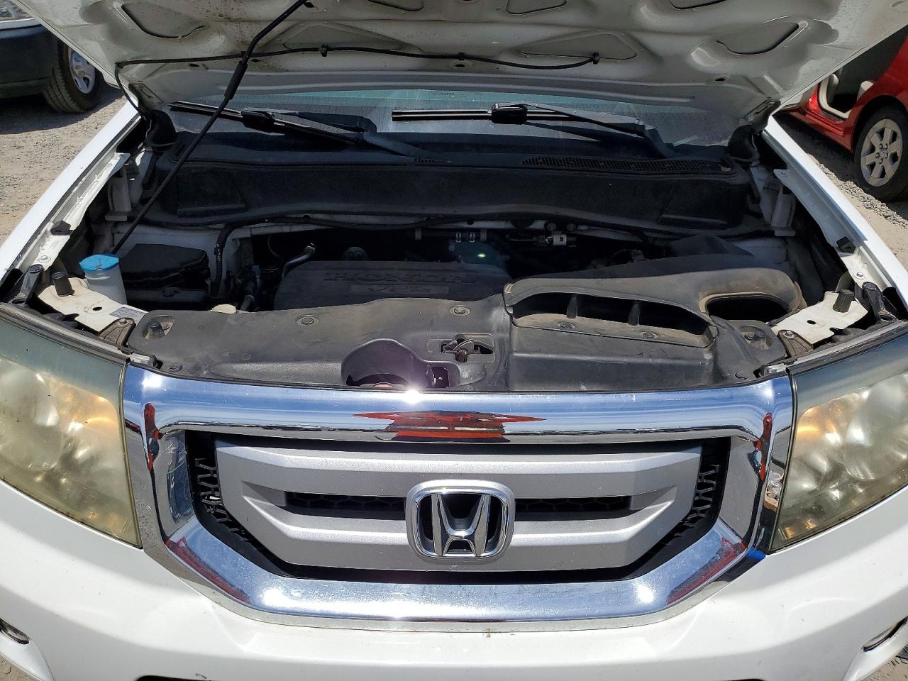 2009 Honda Pilot Exl White vin: 5FNYF38699B009578